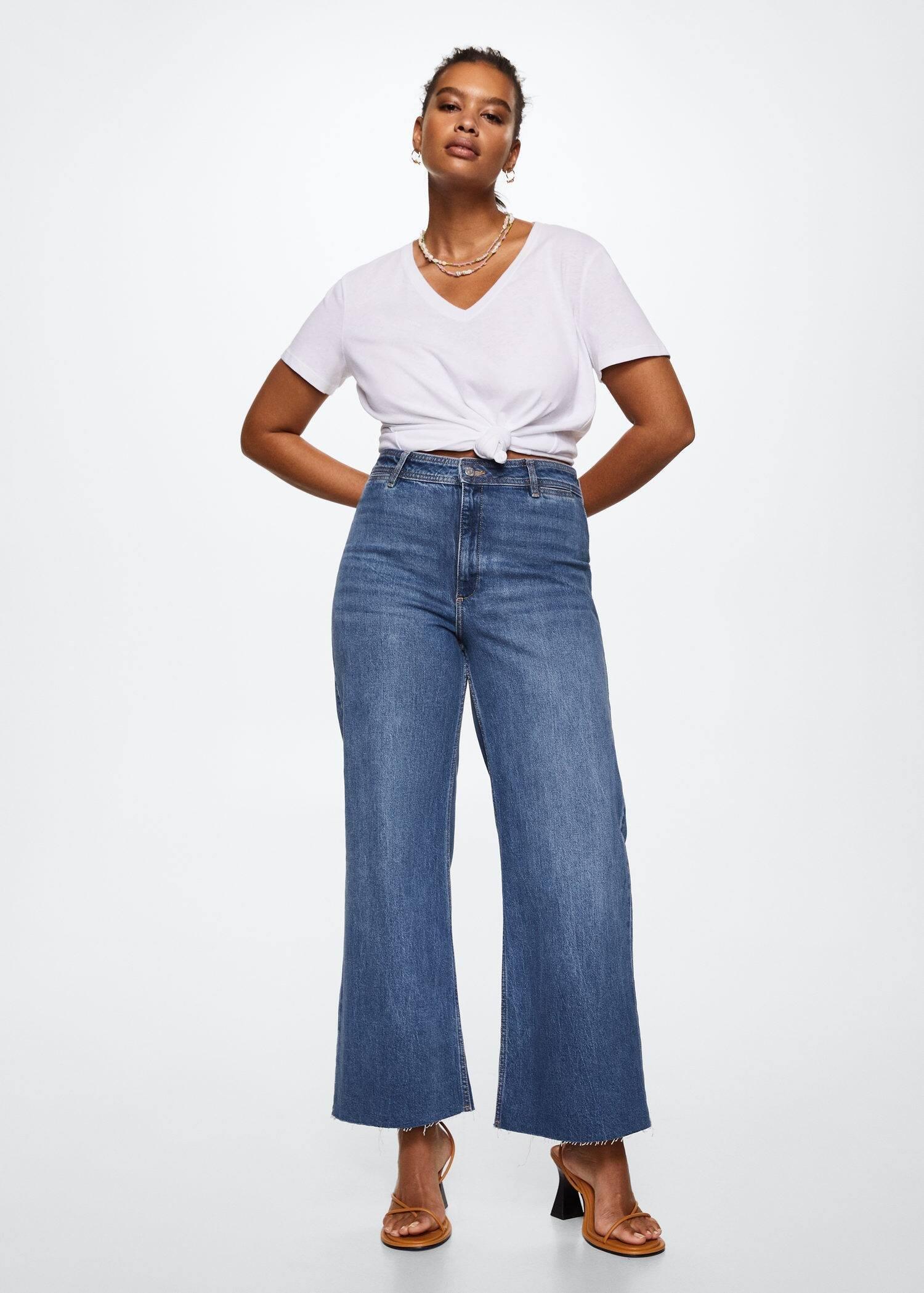 Blue Jeans Culotte High Waist, , large image number 6