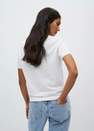 Mango - white 100% cotton T-shirt