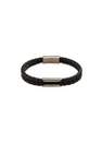 black Faux leather bracelet