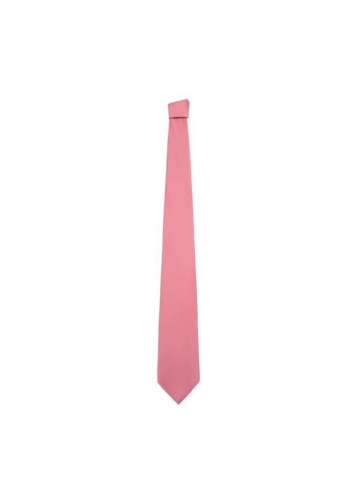 Pink Plain Silk Tie, Light-Pastel Pink, large image number 0
