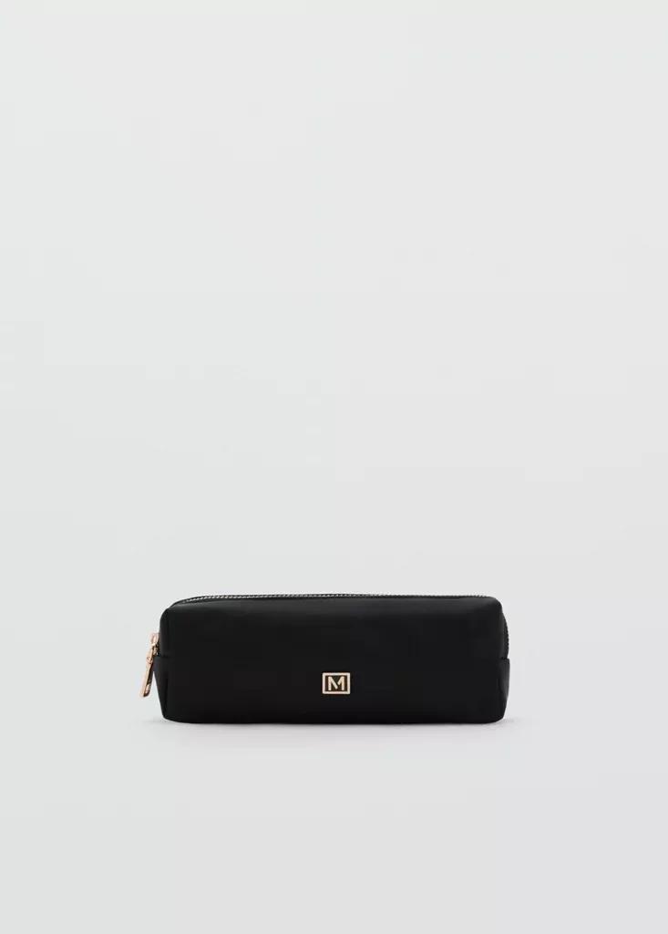 Black Nylon Case With Zip, Black, medium