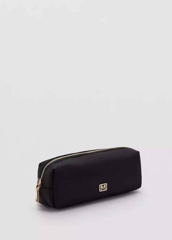 Black Nylon Case With Zip, Black, medium