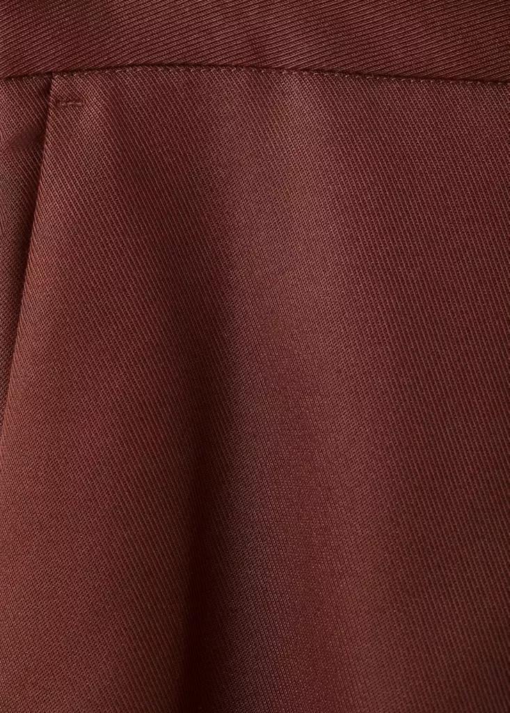 Orange High-Waisted Lyocell Trousers, Medium Orange, large image number 8