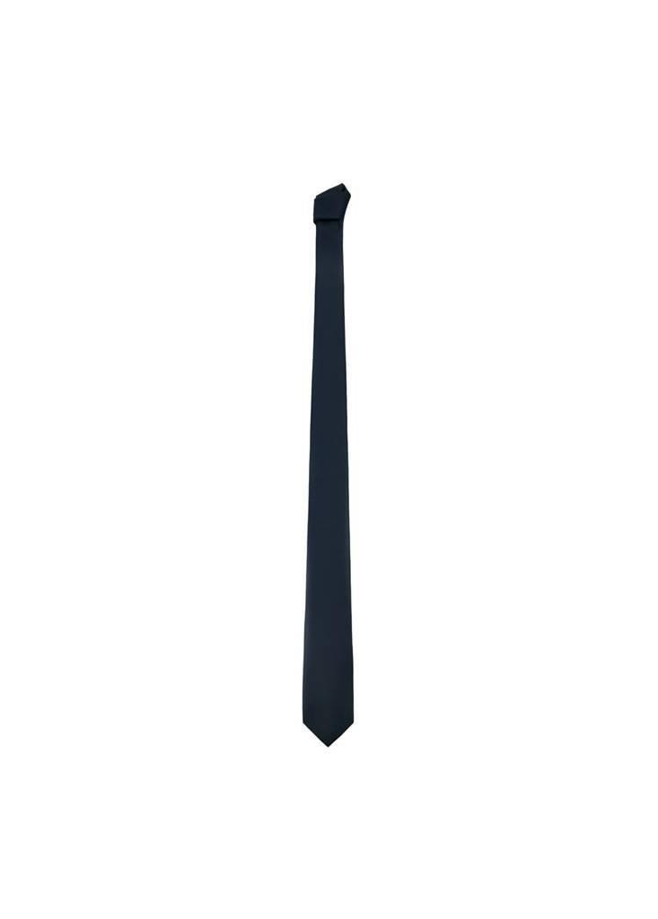 Navy Smooth Micro-Structured Tie, Navy, medium