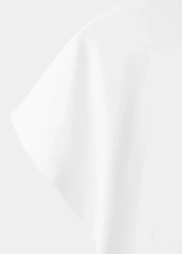White Short-Sleeved Cotton T-Shirt, White, large image number 7