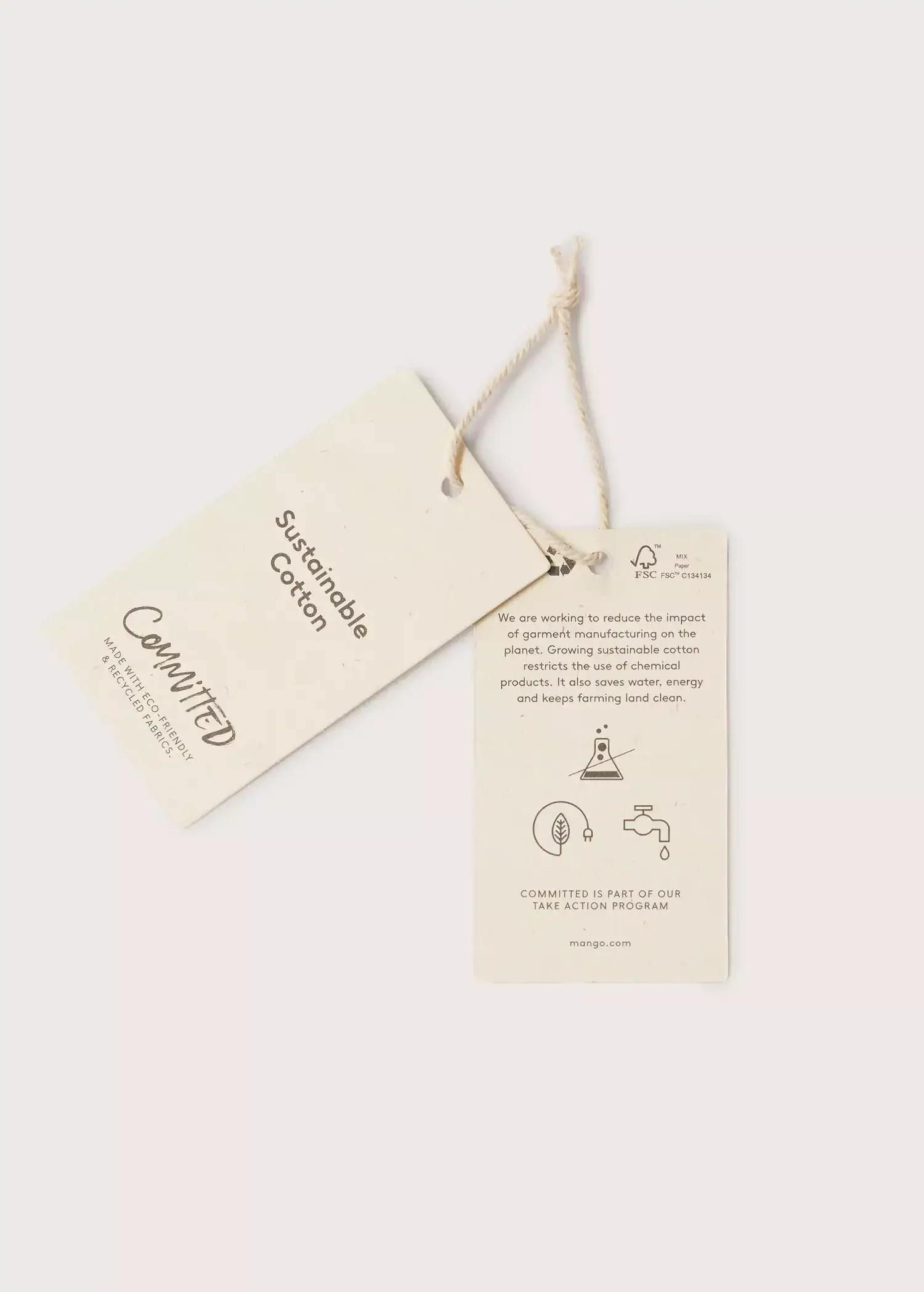 natural white Essential cotton-blend shirt, , large image number 9