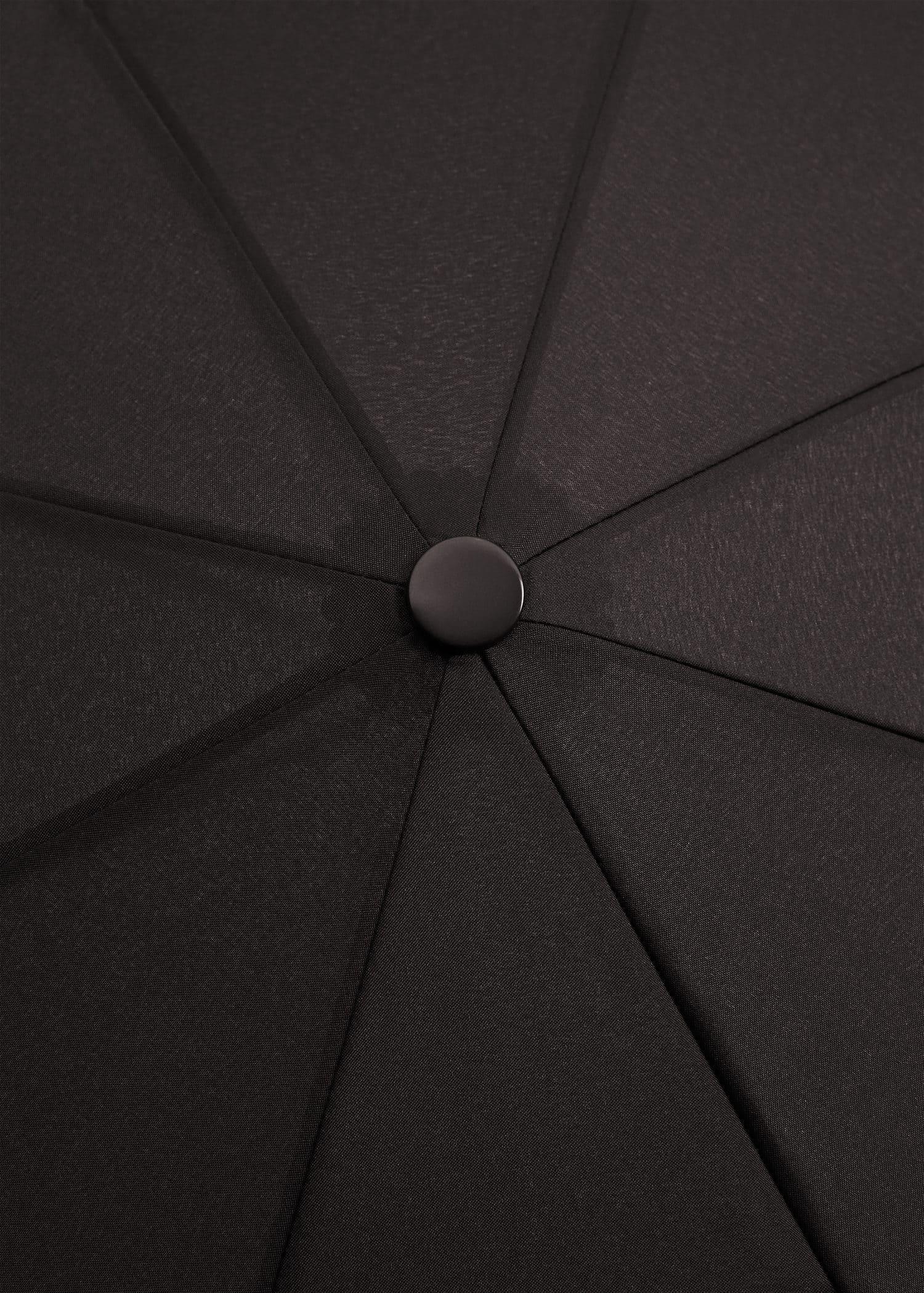 Black Plain Folding Umbrella, , large image number 7