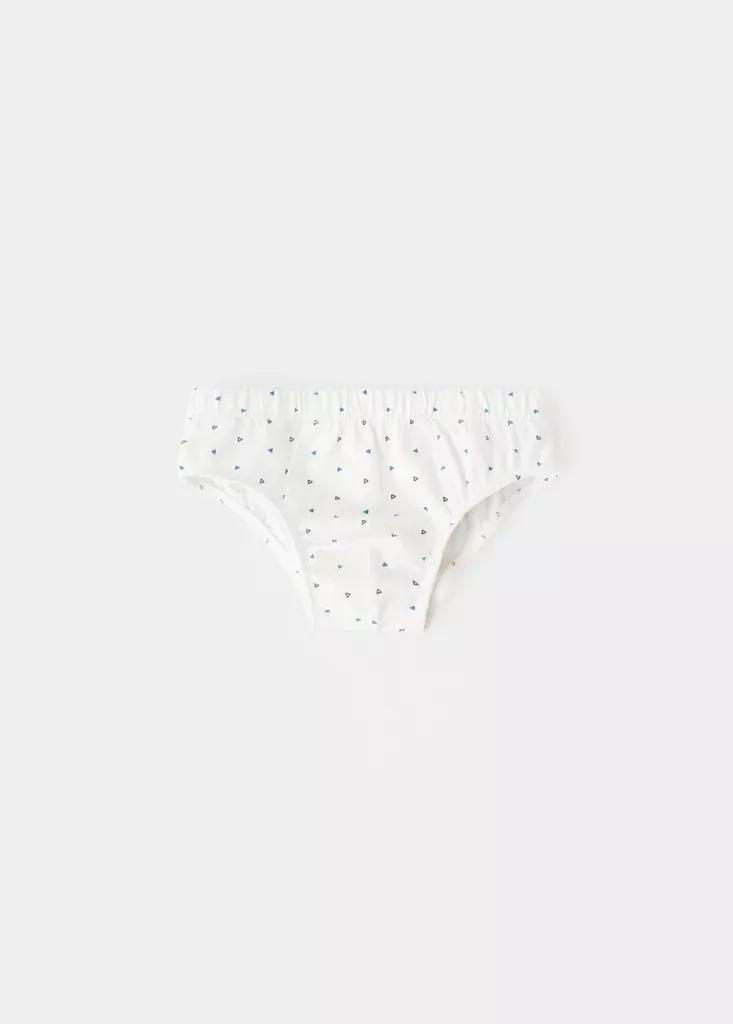 Blue Cotton Combination Briefs, Set Of 3, Baby Boys, , medium
