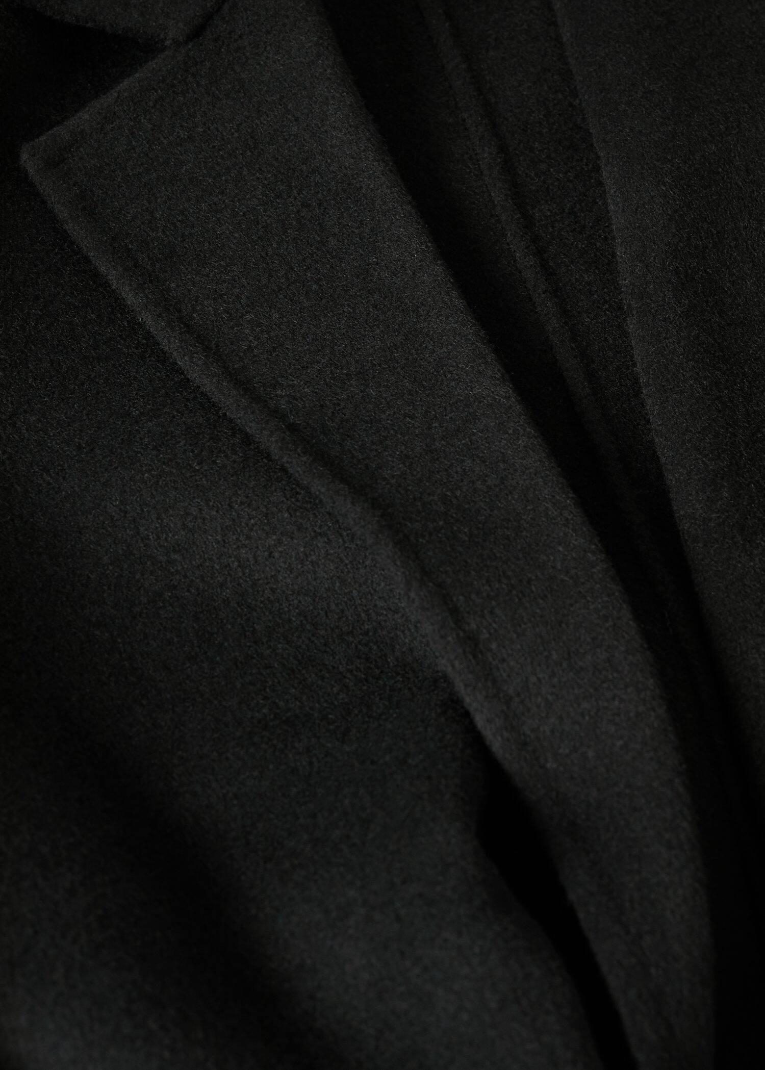 Black Belt Handmade Coat, , large image number 5