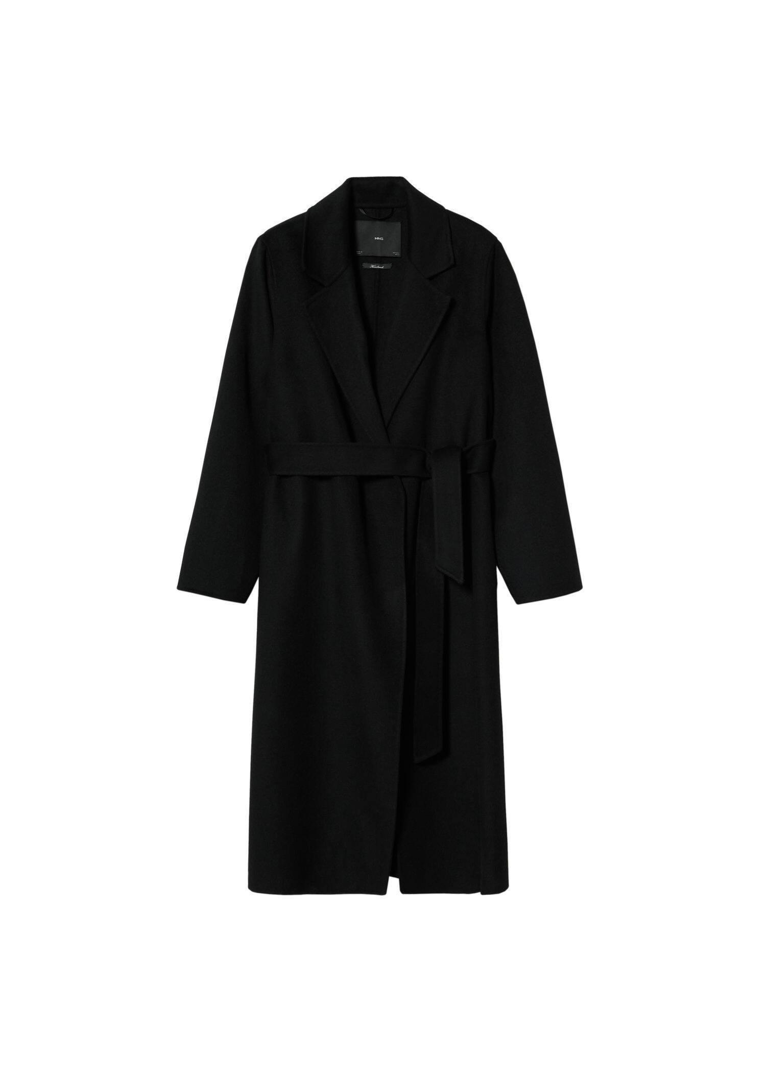 Black Belt Handmade Coat, , large image number 7