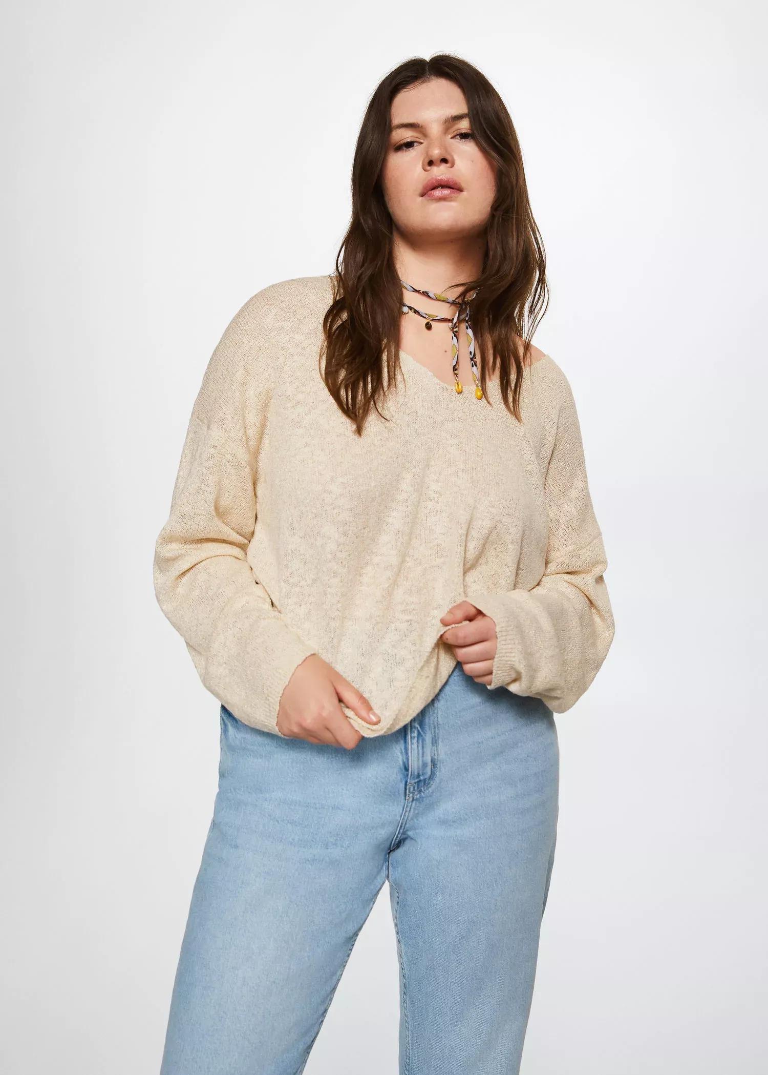 open blue Mom high-waist jeans, , large image number 5