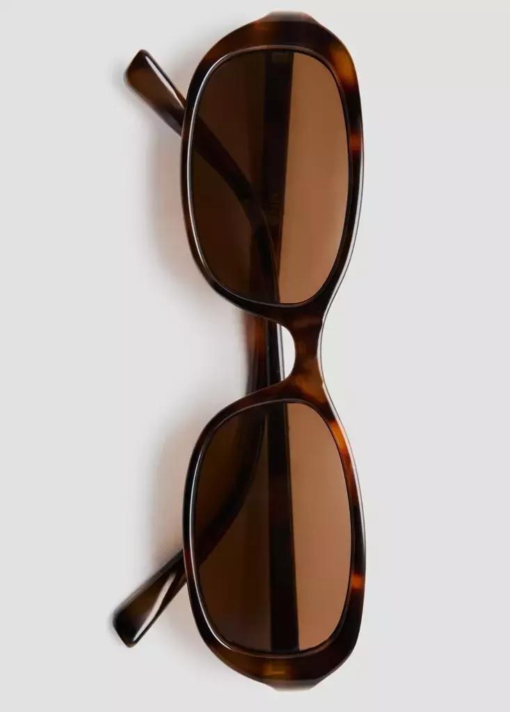 Brown Resin Frame Sunglasses, , large image number 3
