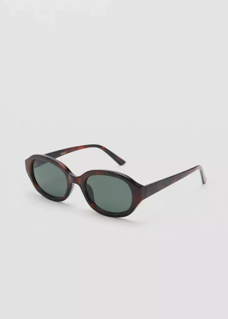 Brown Rectangular-Frame Sunglasses, , large image number 1