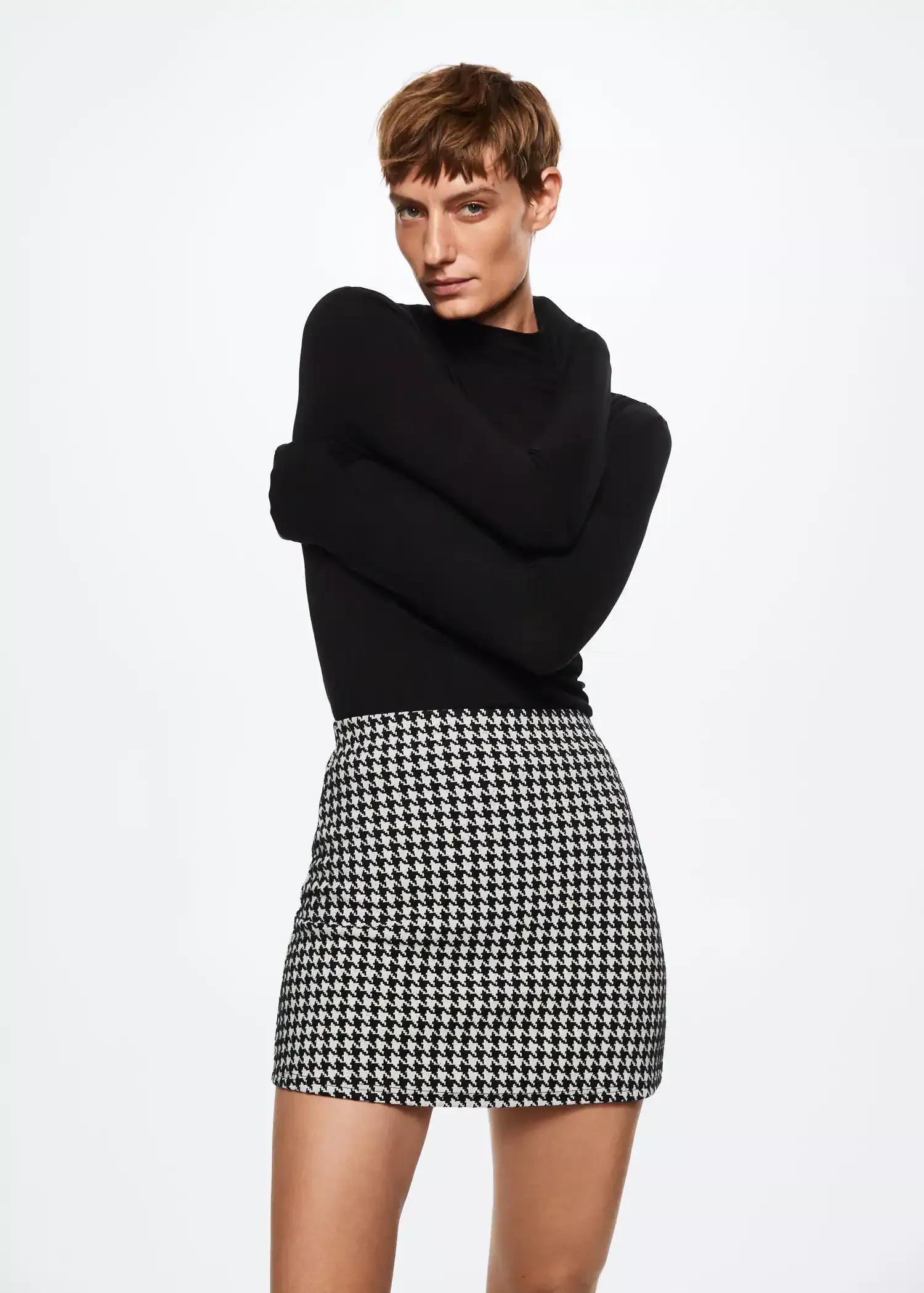 Black Turtleneck Long-Sleeved T-Shirt, , large image number 0