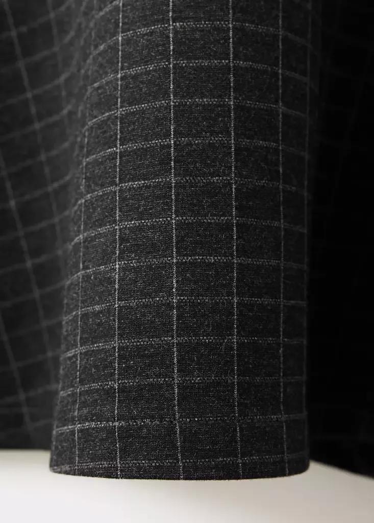 Grey Flared Knitted Dress, , large image number 6