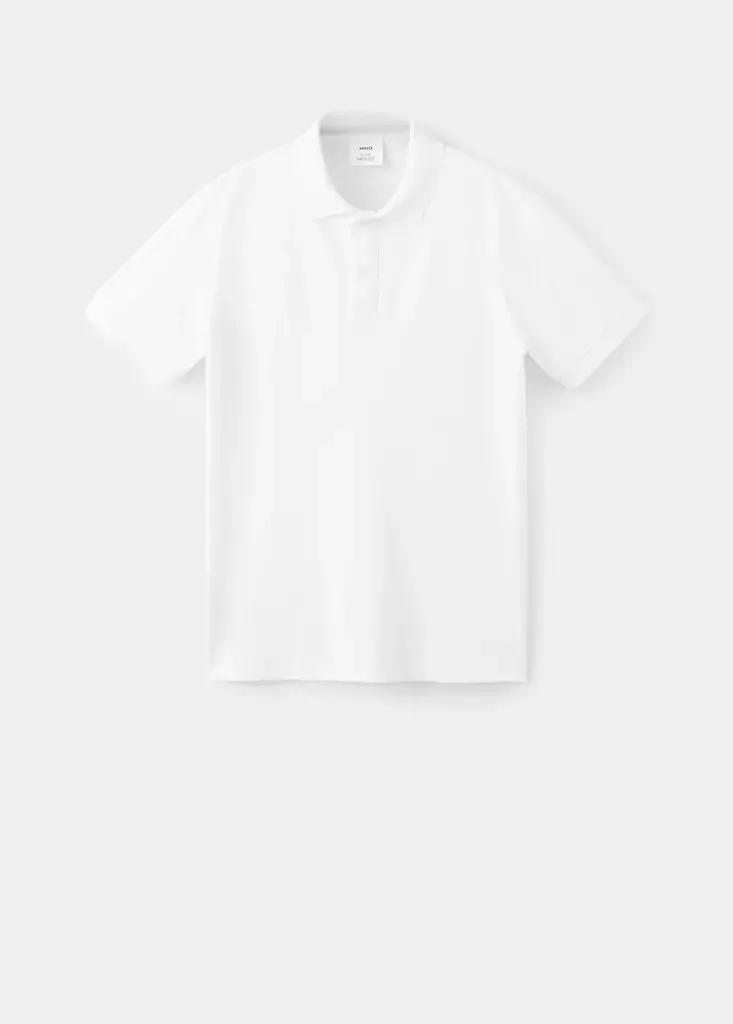 White 100% Cotton Piqu&oslash;&pound;&Acirc;&copy; Polo, , large image number 5