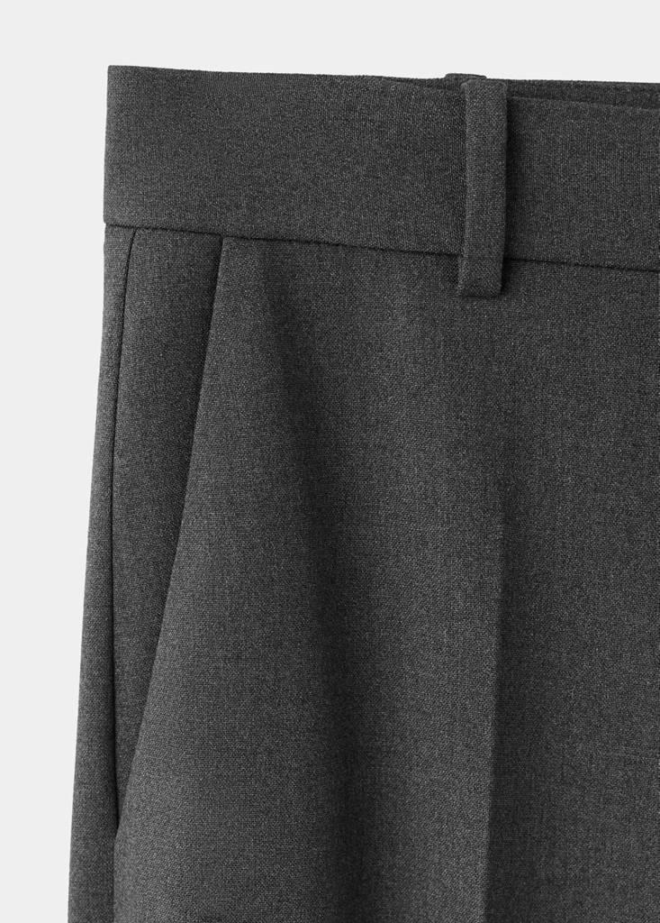 Grey Straight-Fit Suit Trousers, , large image number 5