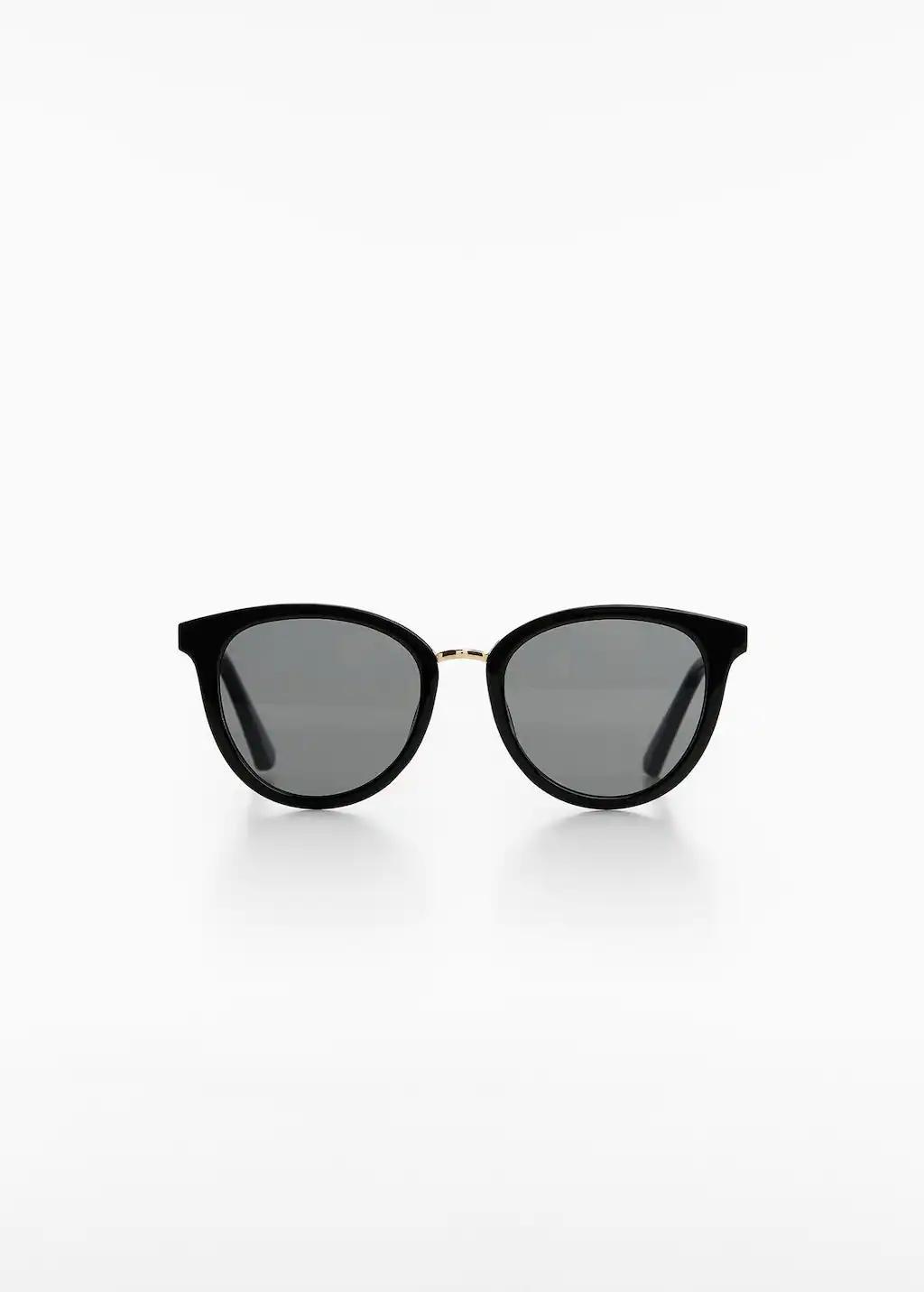 Black Metal Bridge Sunglasses, , large image number 3