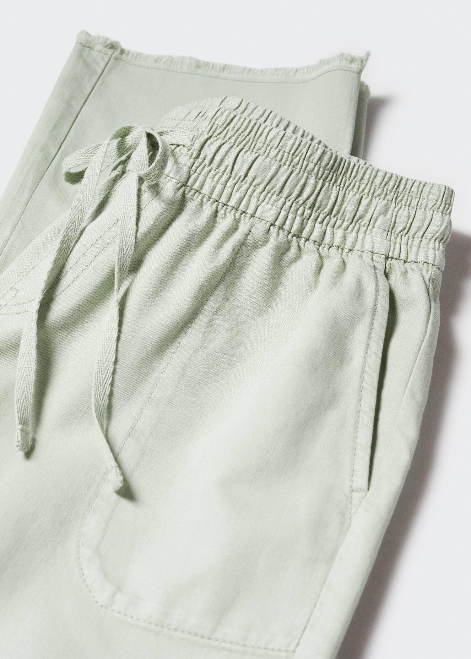 Green Slouchy Jeans With Drawstring, , large image number 3