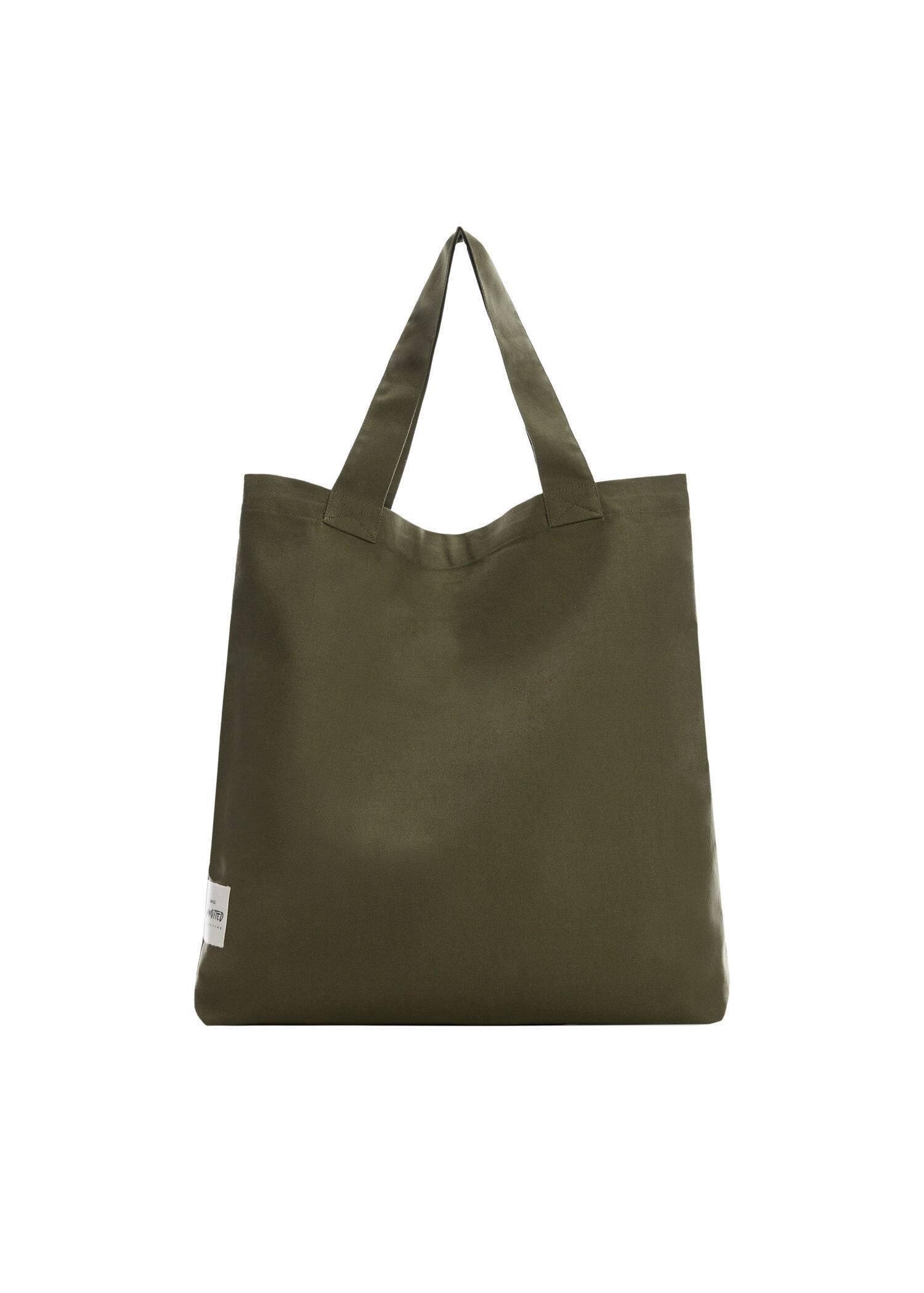 Khaki Cotton Canvas Bag, , large image number 0