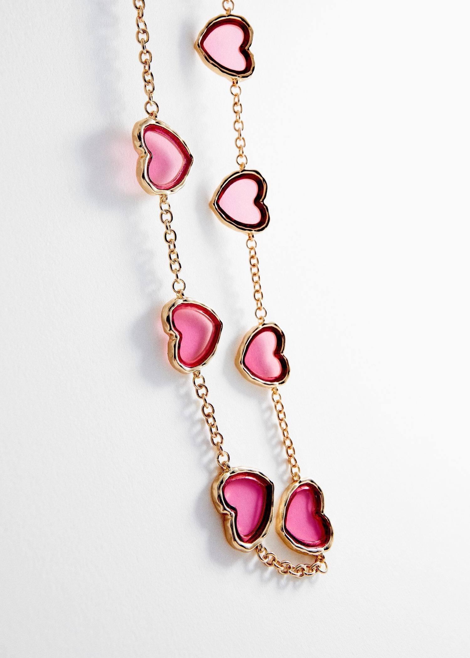 Gold Heart Choker, , large image number 2