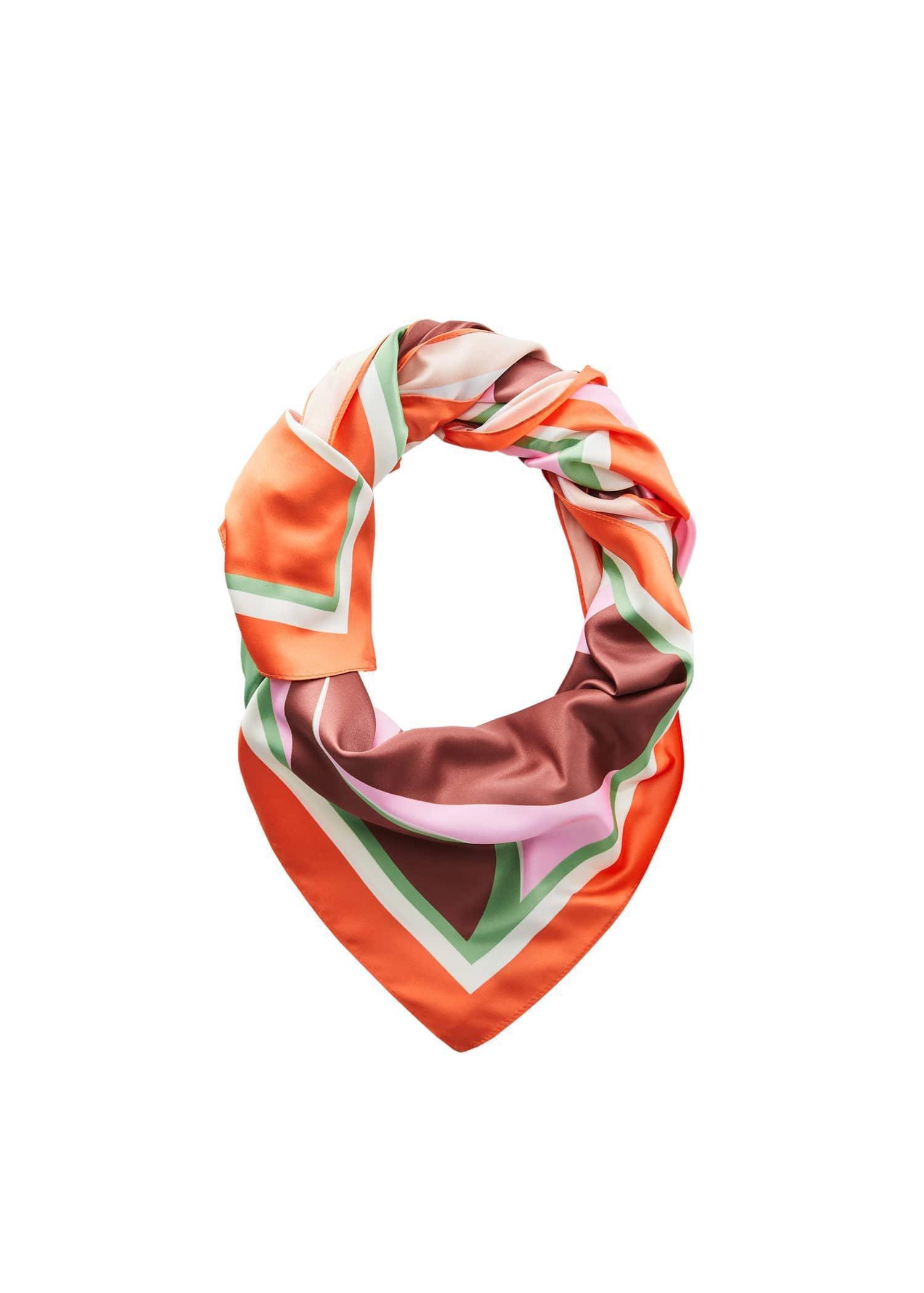 Pink Printed Scarf, , large image number 1