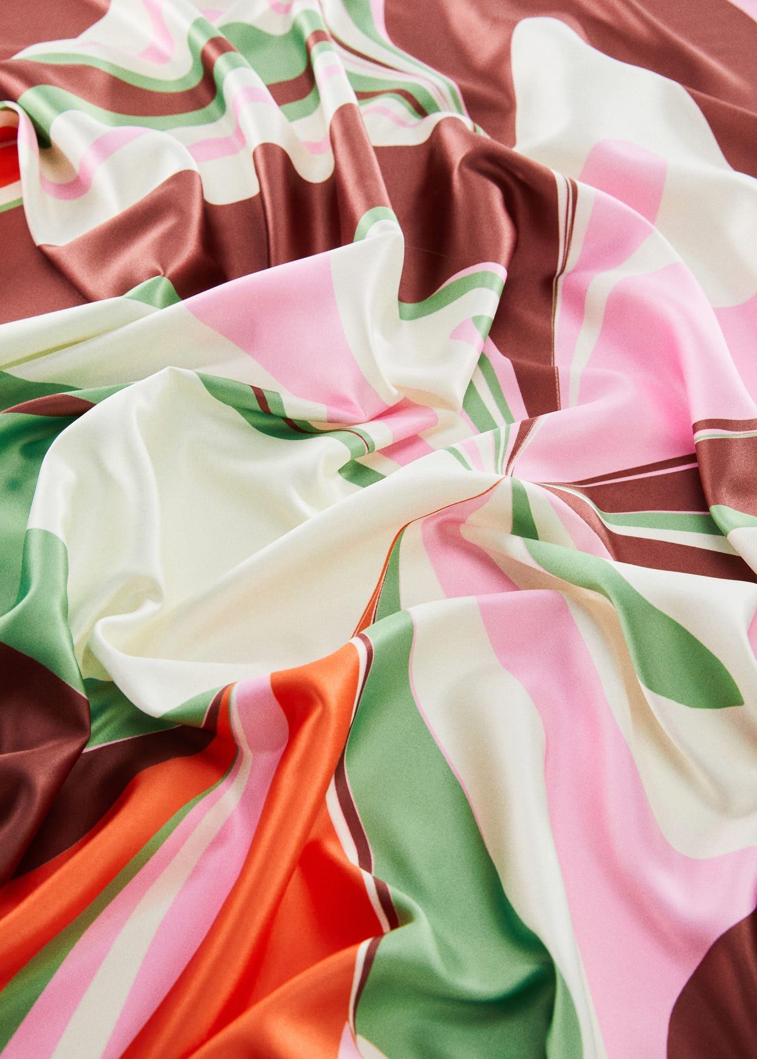 Pink Printed Scarf, , large image number 2