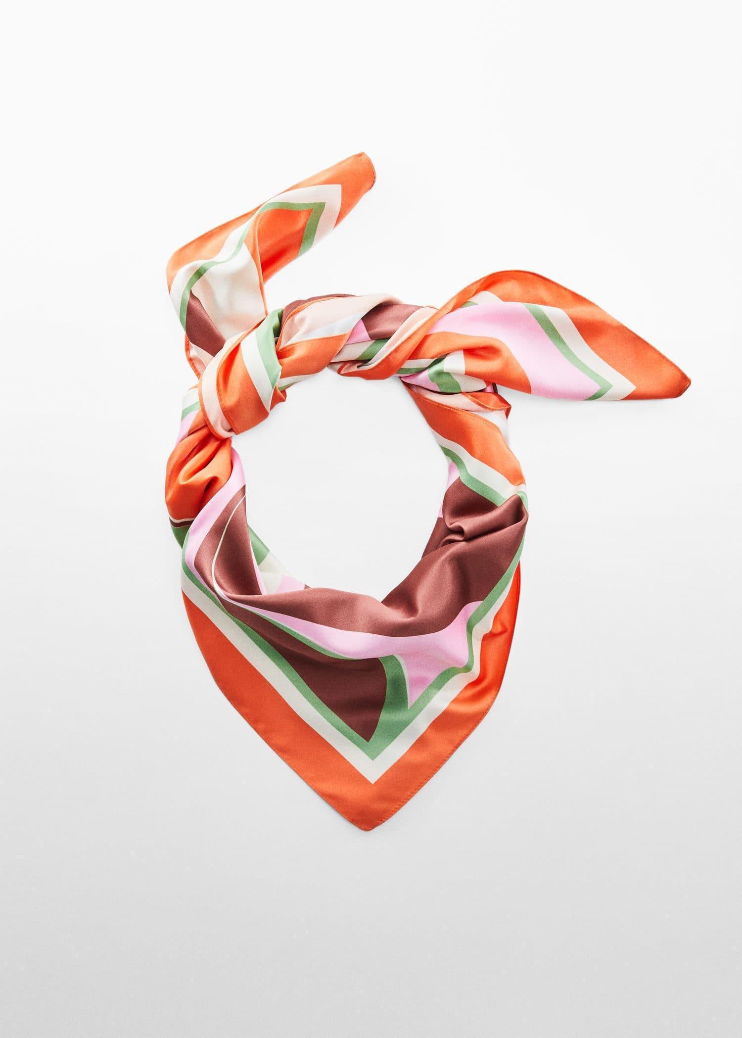 Pink Printed Scarf, , large image number 4