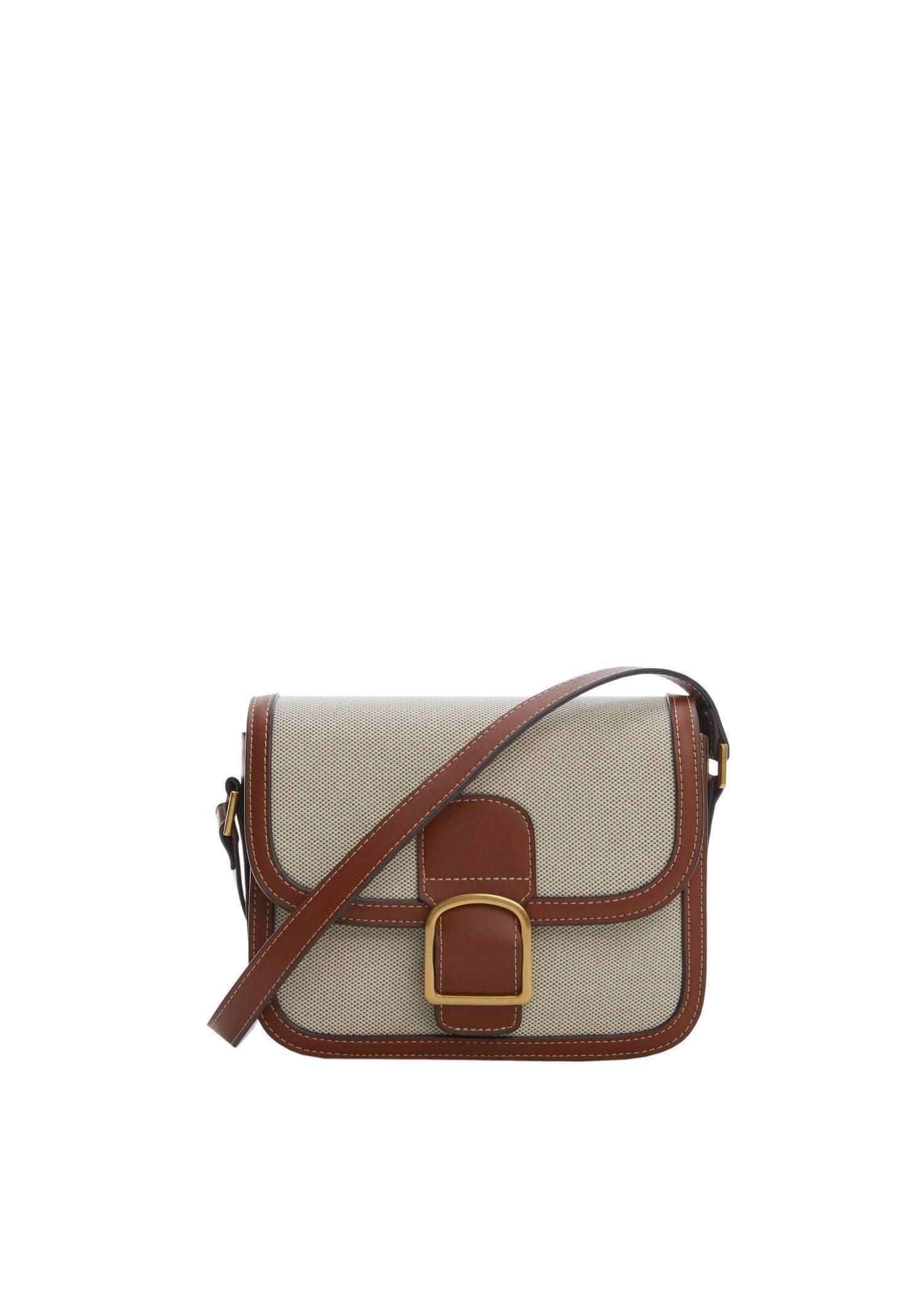 Brown Texture Cross-Body Bag, , large image number 0
