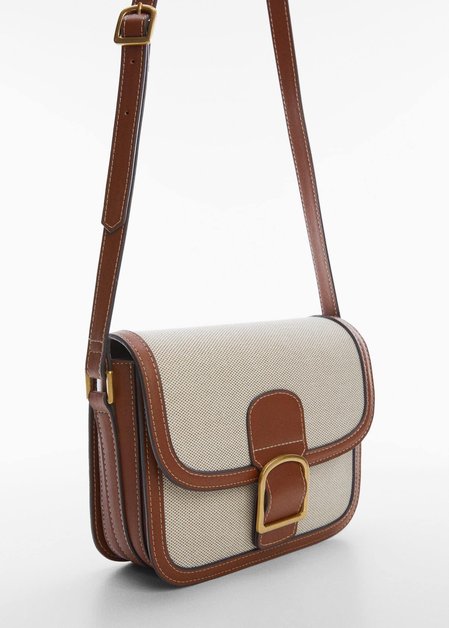 Brown Texture Cross-Body Bag, , large image number 1