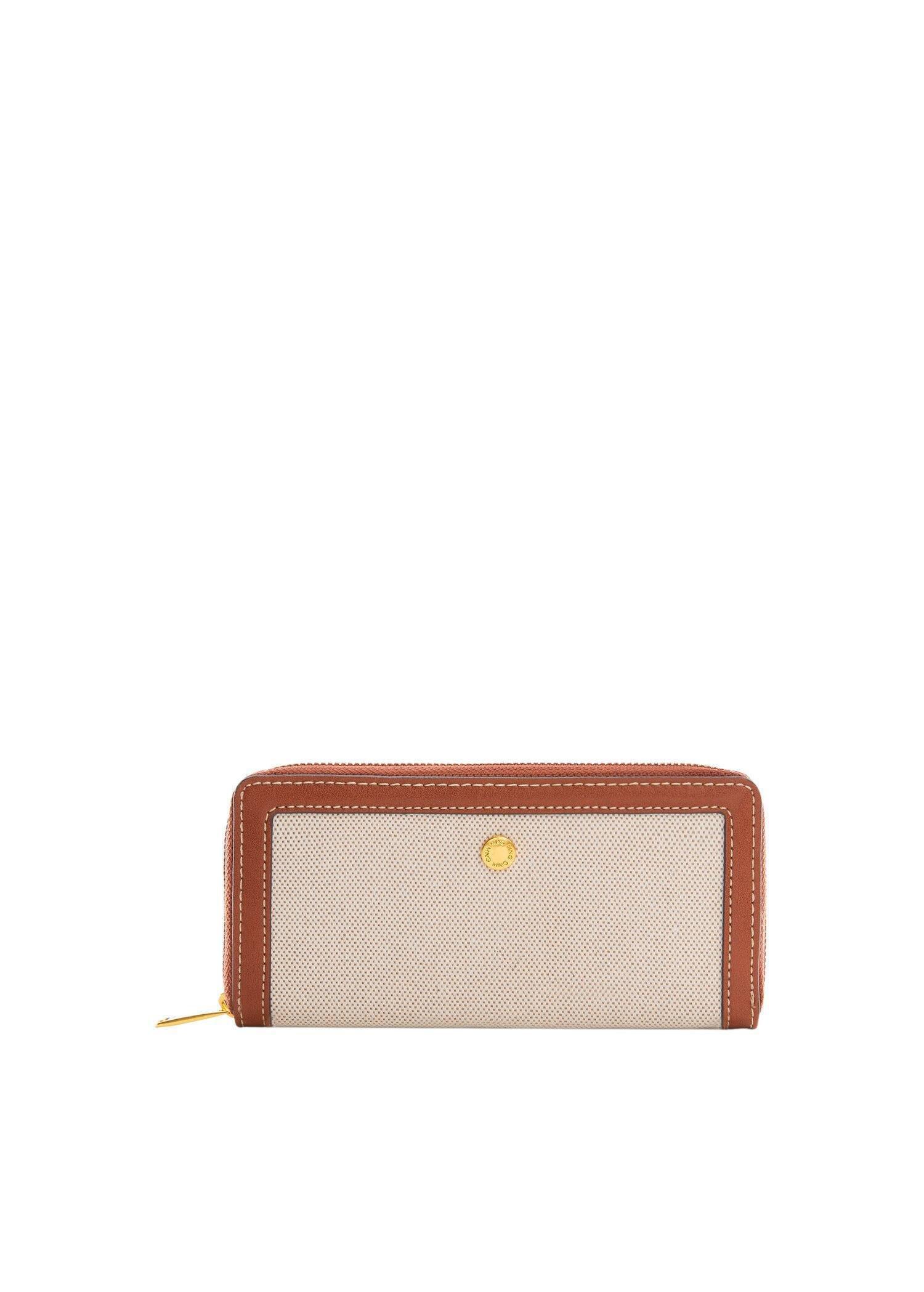 Brown Mixed Wallet, , large image number 0