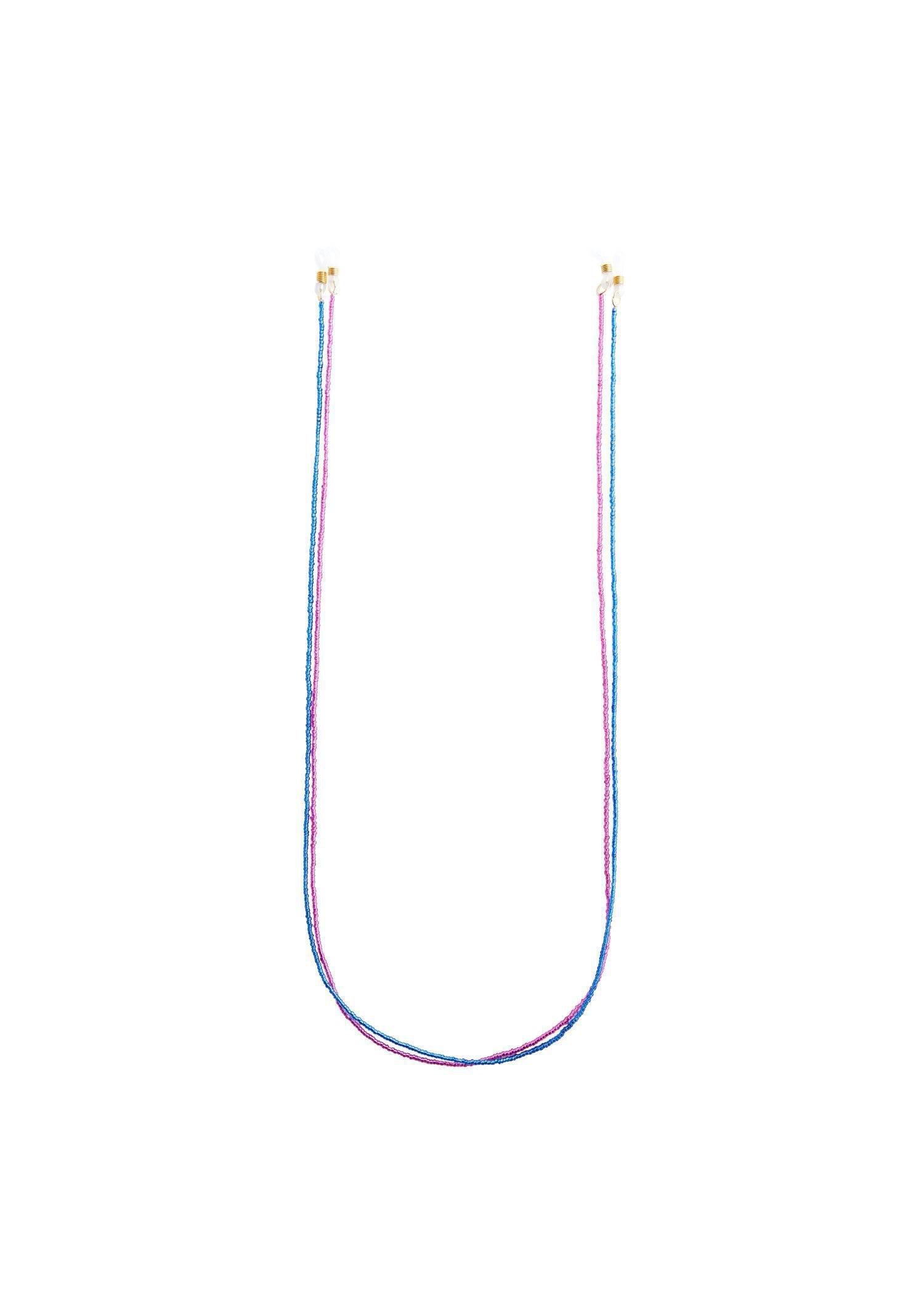 Blue 2 Pack Of Beaded Glasses Chains, , large image number 0