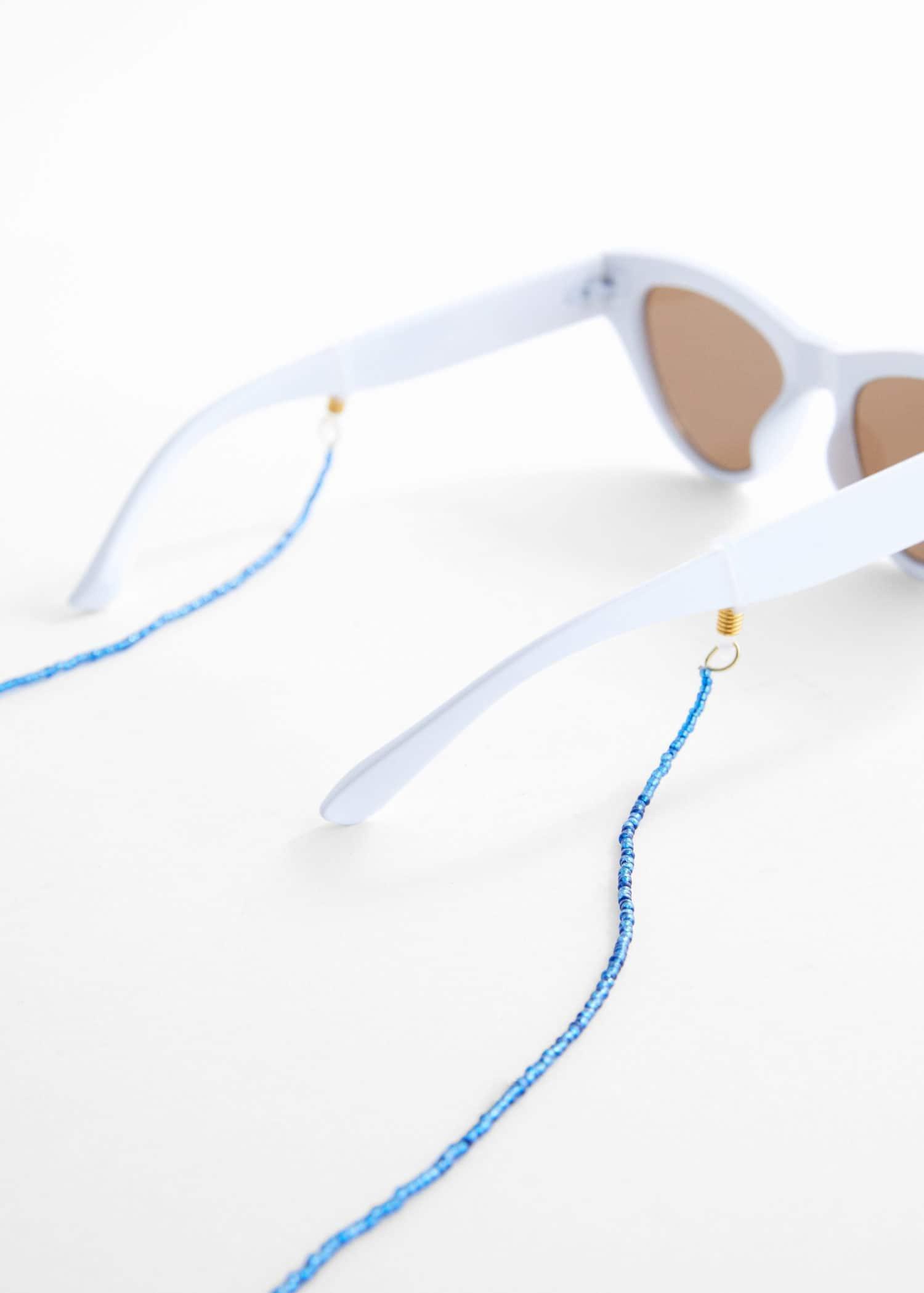 Blue 2 Pack Of Beaded Glasses Chains, , large image number 3