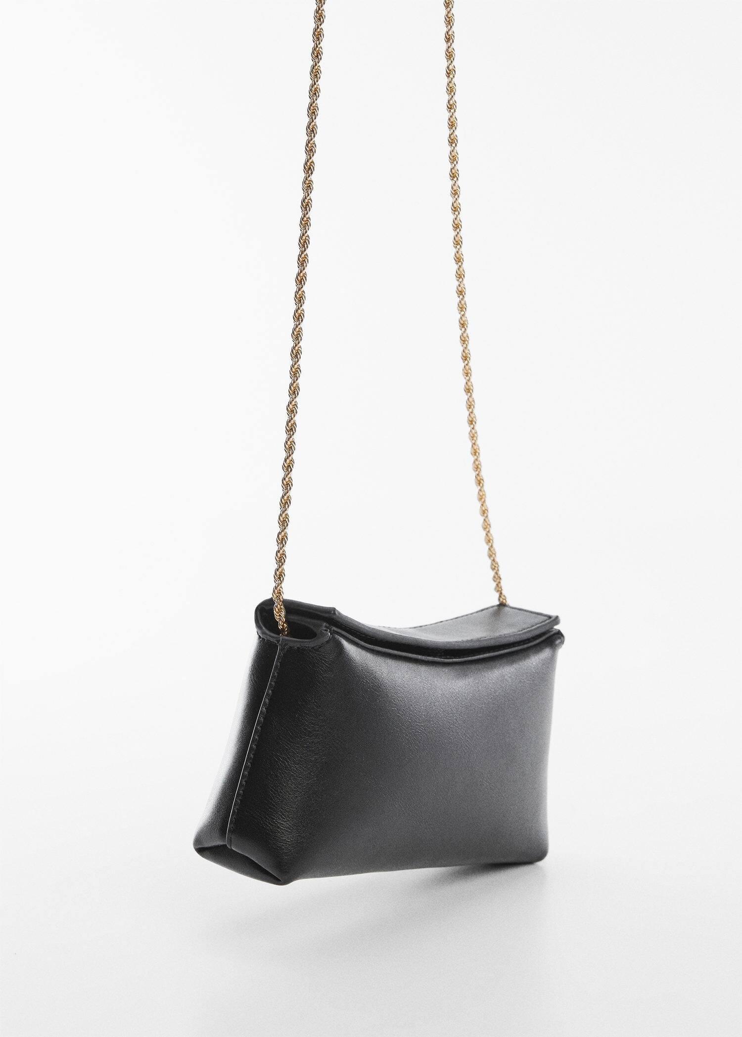 Black Chain Cross Body Bag, , large image number 0