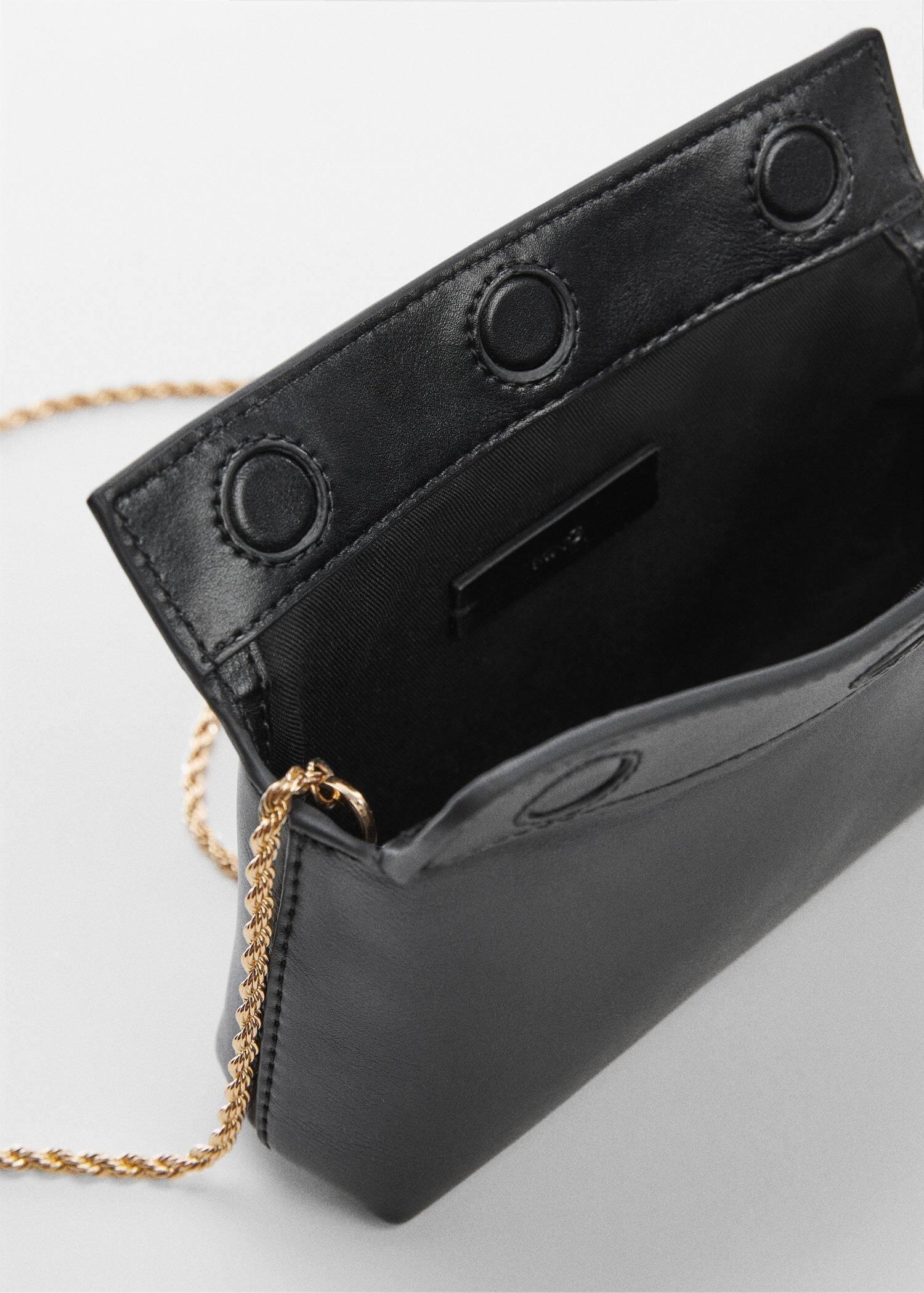 Black Chain Cross Body Bag, , large image number 3