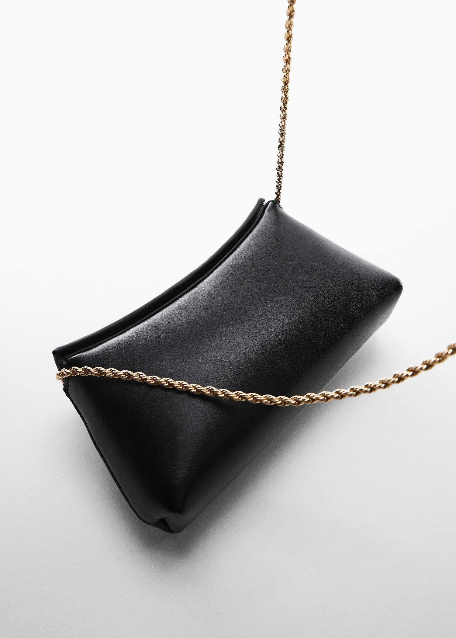 Black Chain Cross Body Bag, , large image number 4