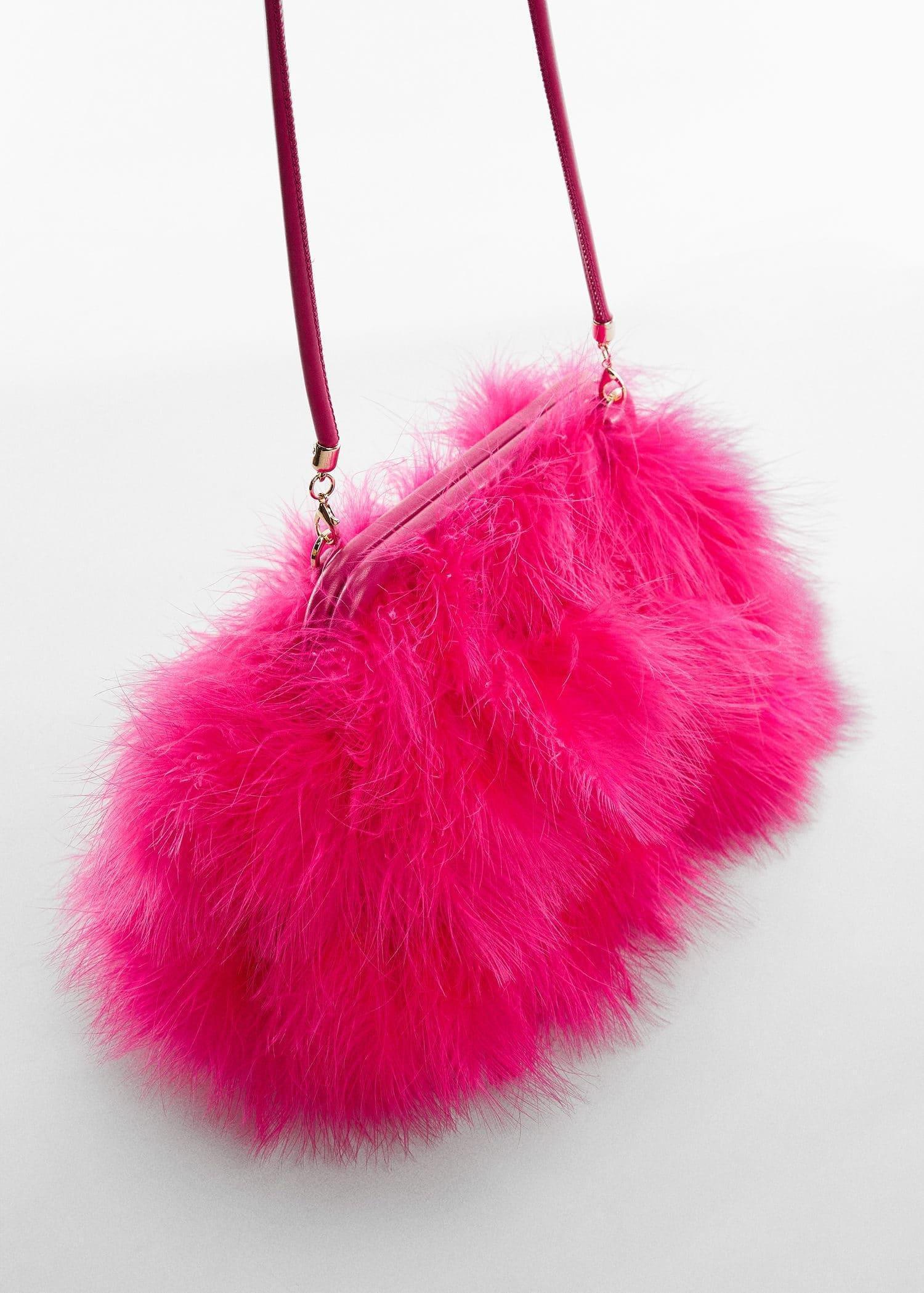 Pink Feathers Bag, , large image number 0