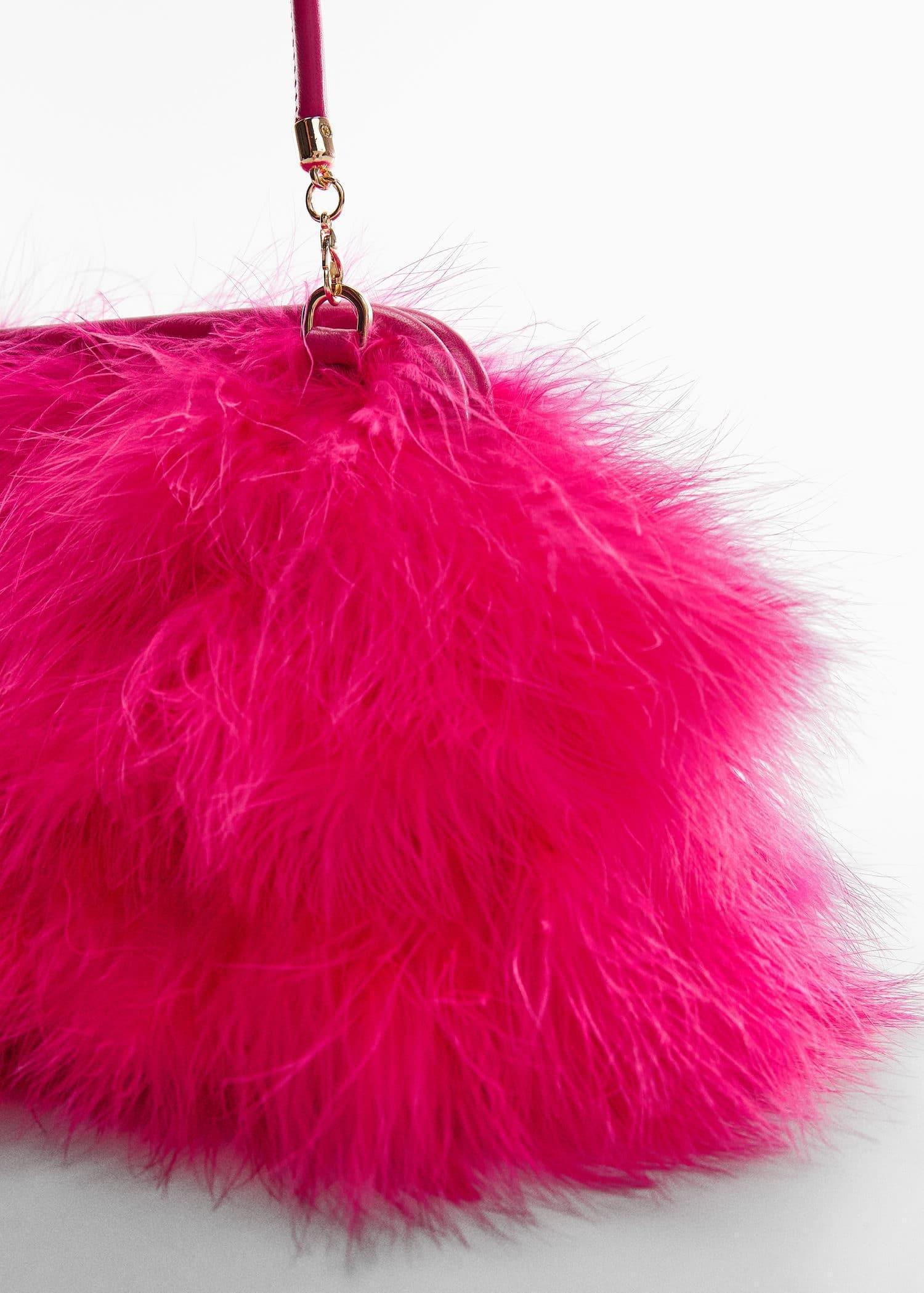 Pink Feathers Bag, , large image number 2