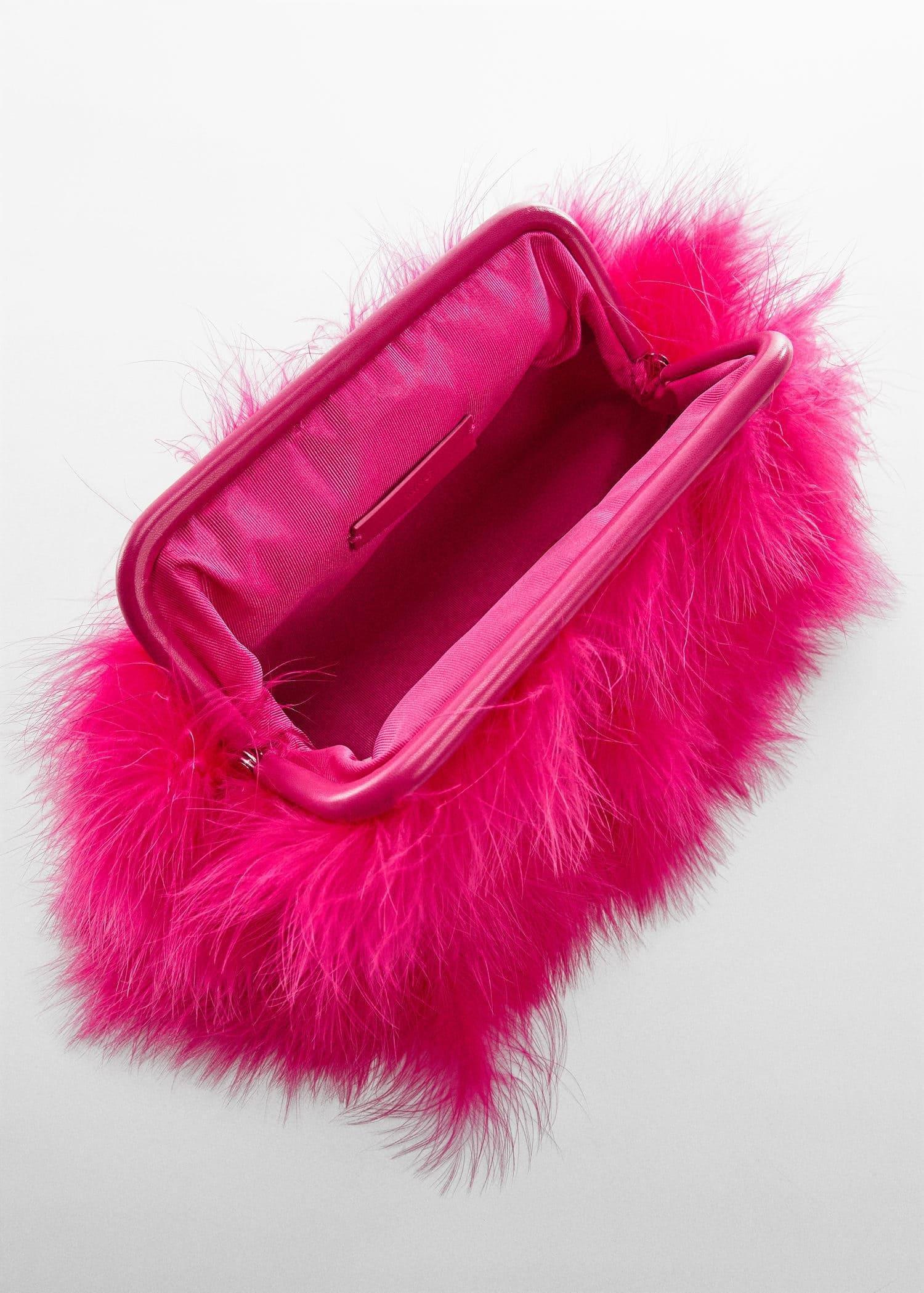 Pink Feathers Bag, , large image number 3
