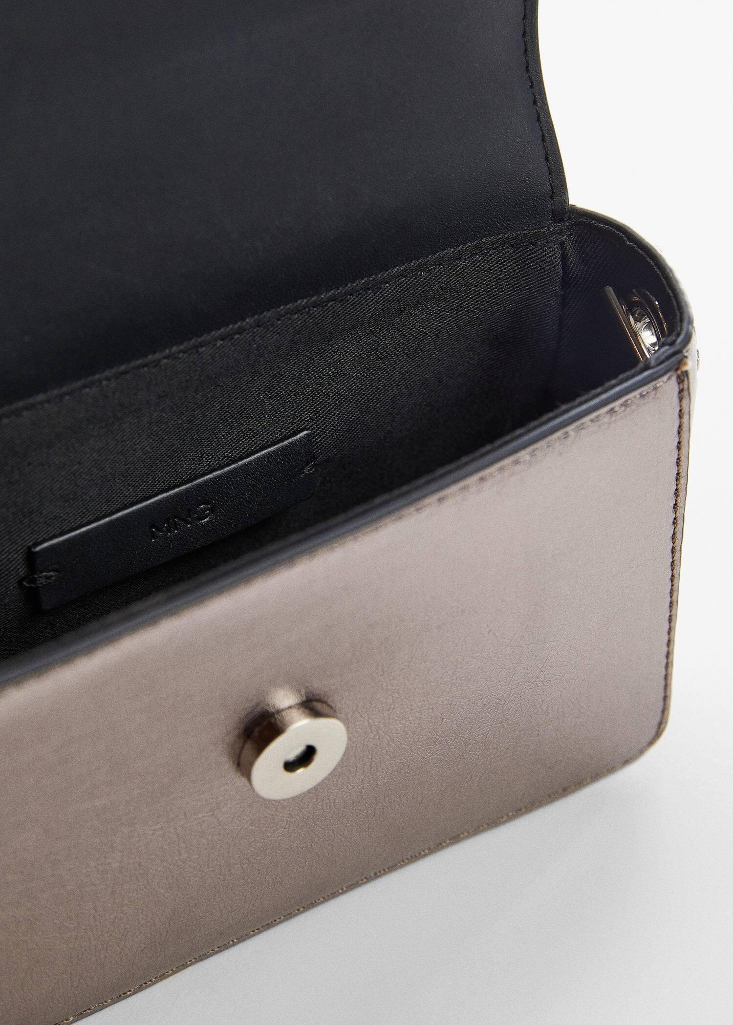 Silver Metallic Chain Bag, , large image number 2