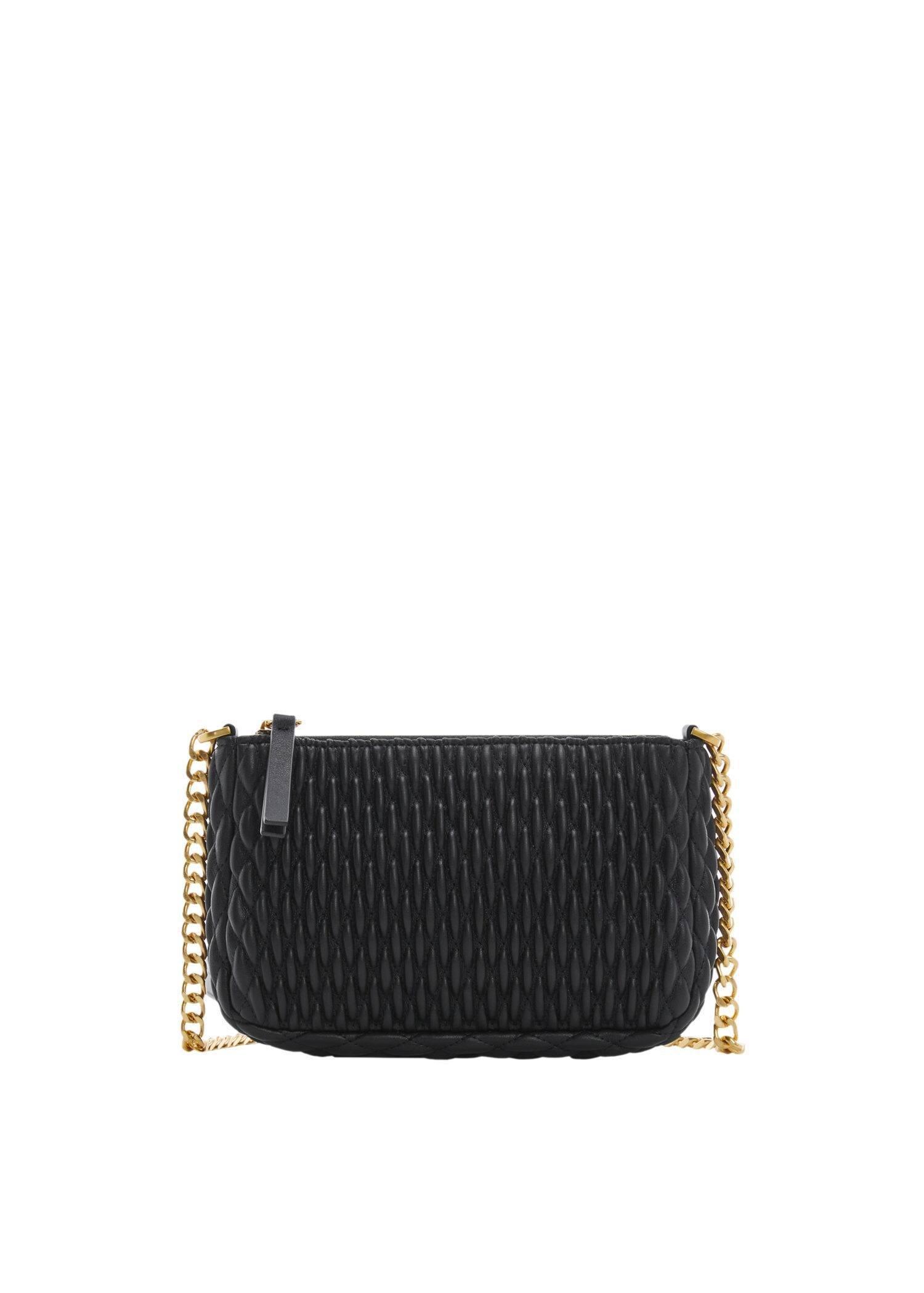 Black Texture Cross-Body Bag, , large image number 1