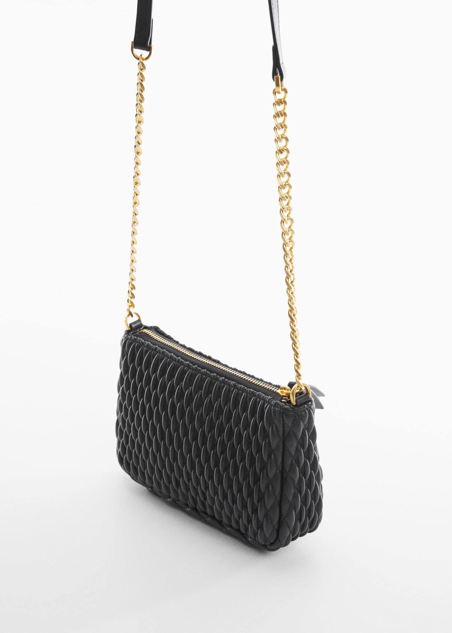 Black Texture Cross-Body Bag, , large image number 2