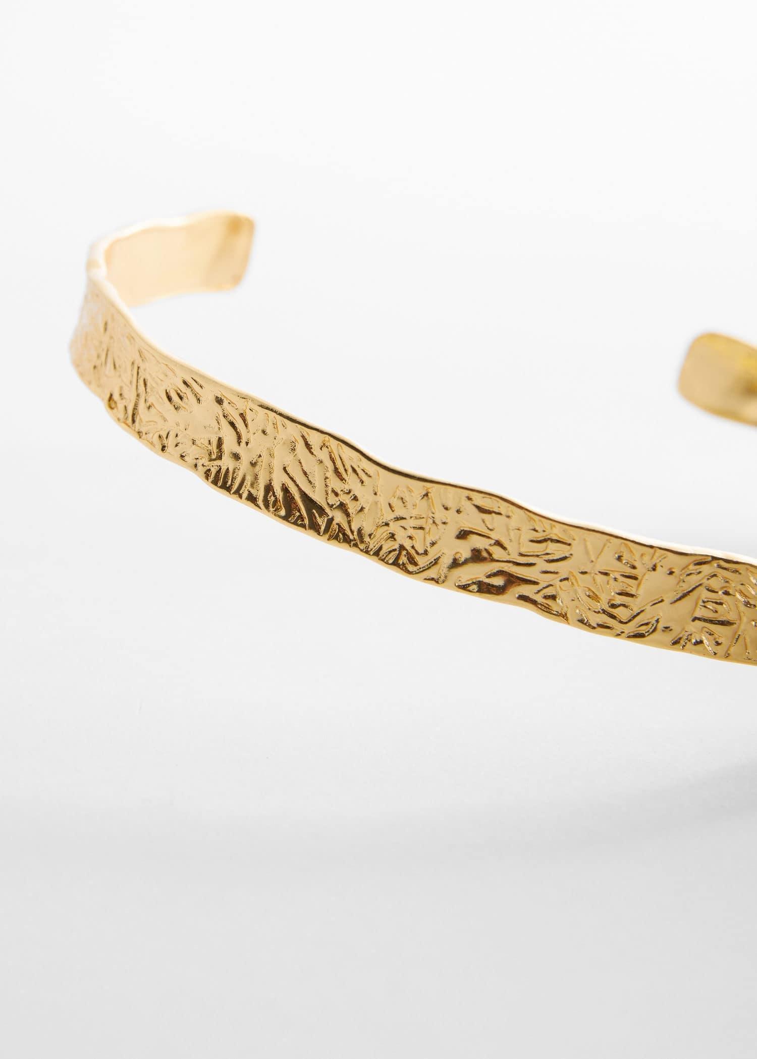 Gold Rigid Choker Necklace, , large image number 1