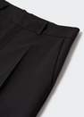 Mango - Black Straight Suit Trousers