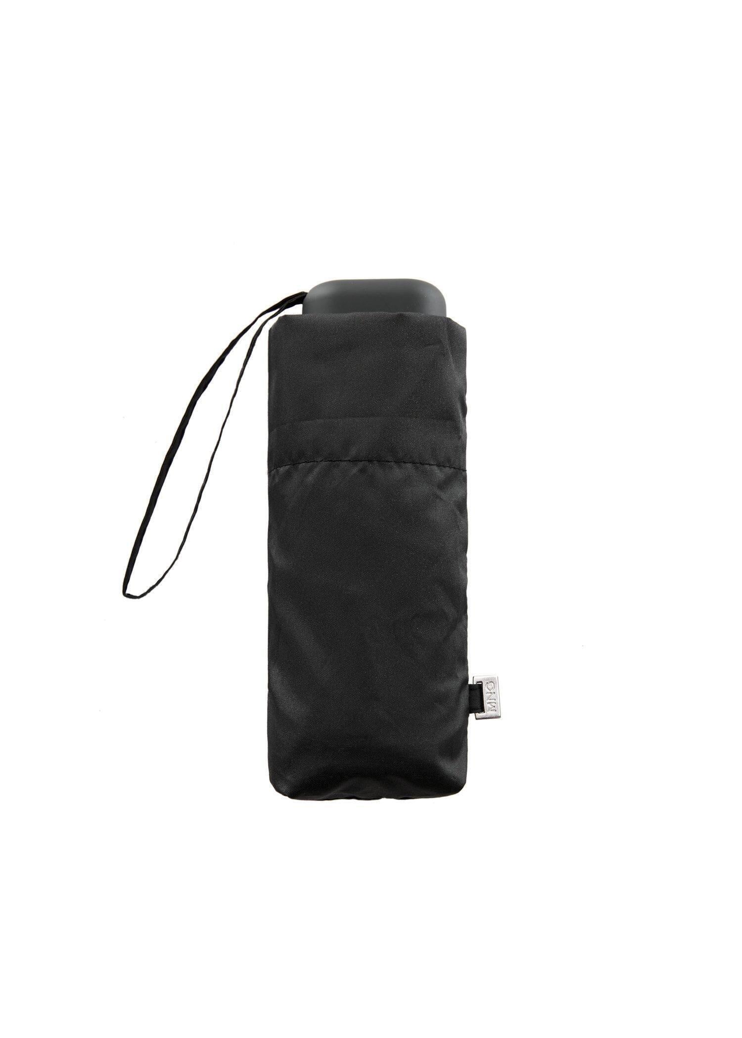 Black Mini Folding Umbrella, , large image number 0