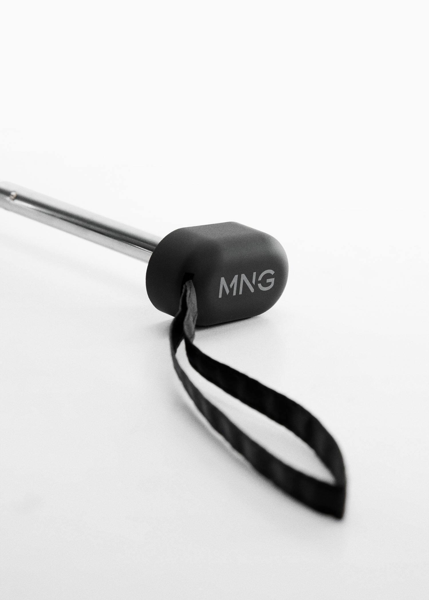 Black Mini Folding Umbrella, , large image number 4