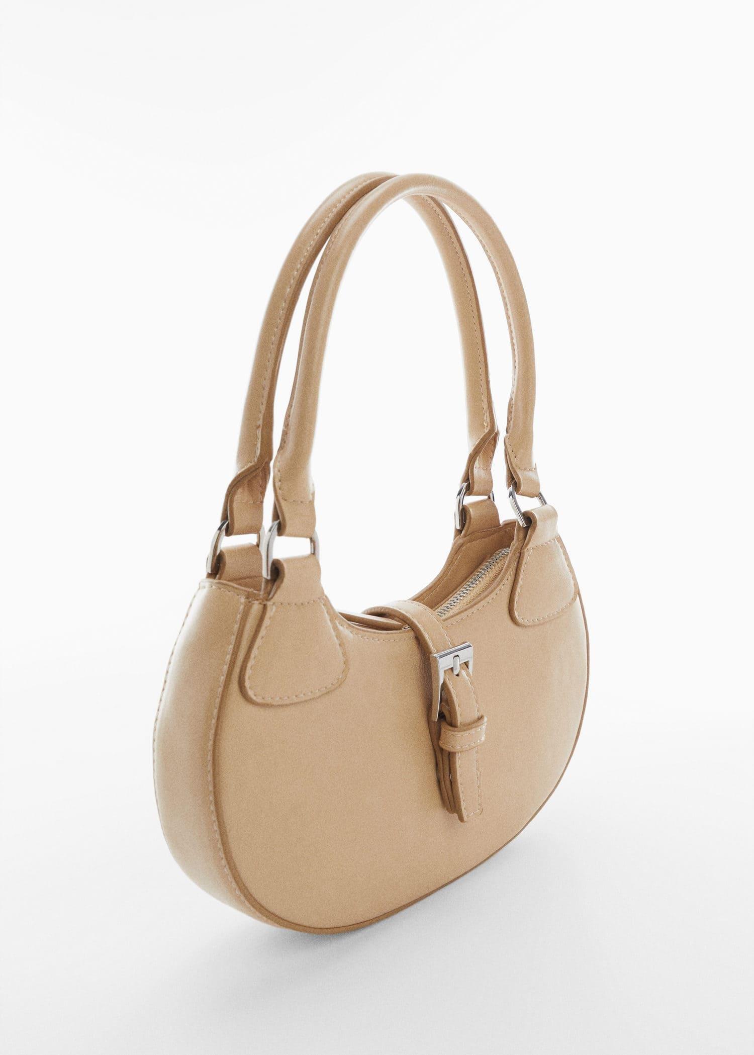 Yellow Round Bag With Double Handles, , large image number 0