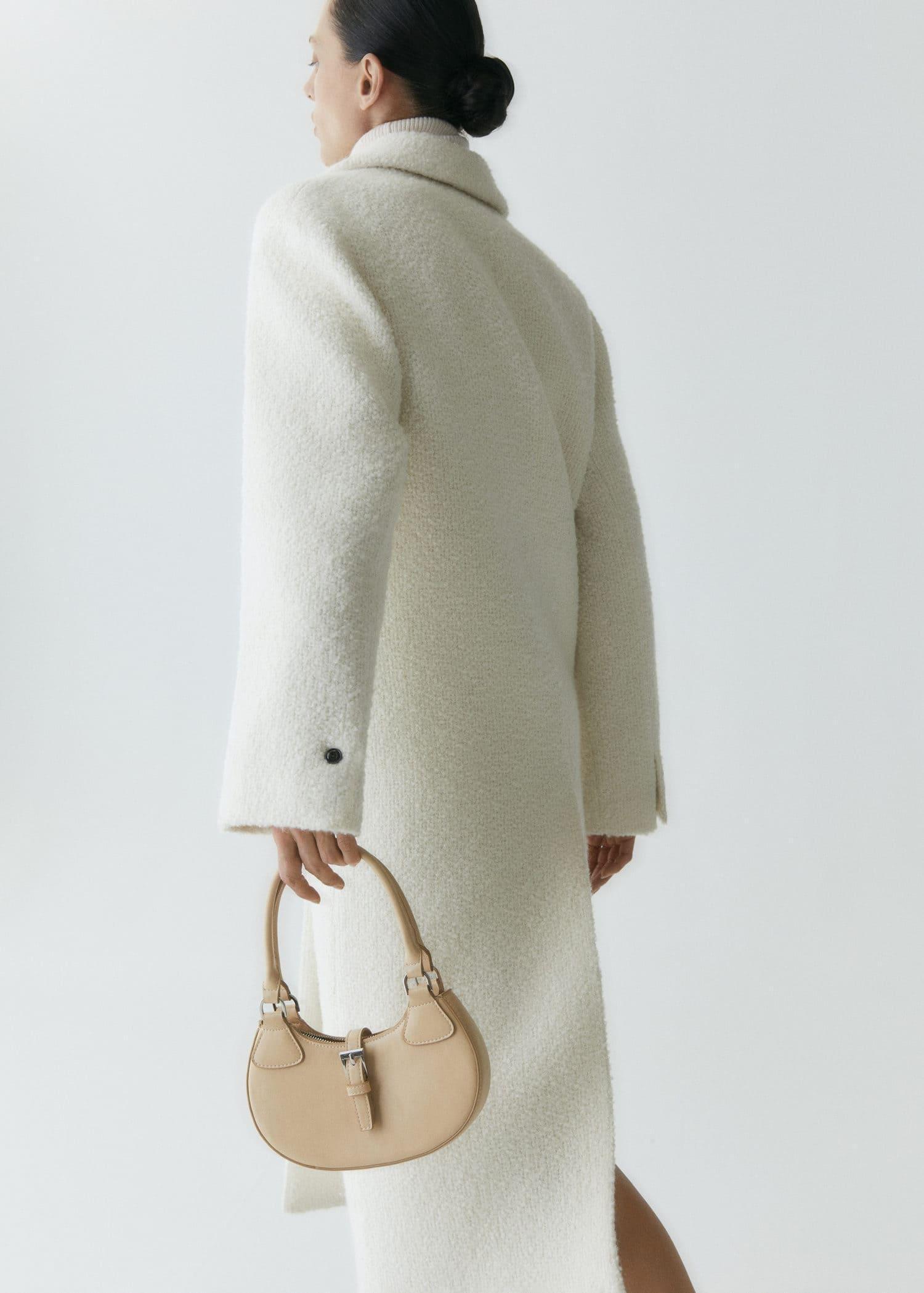 Yellow Round Bag With Double Handles, , large image number 1