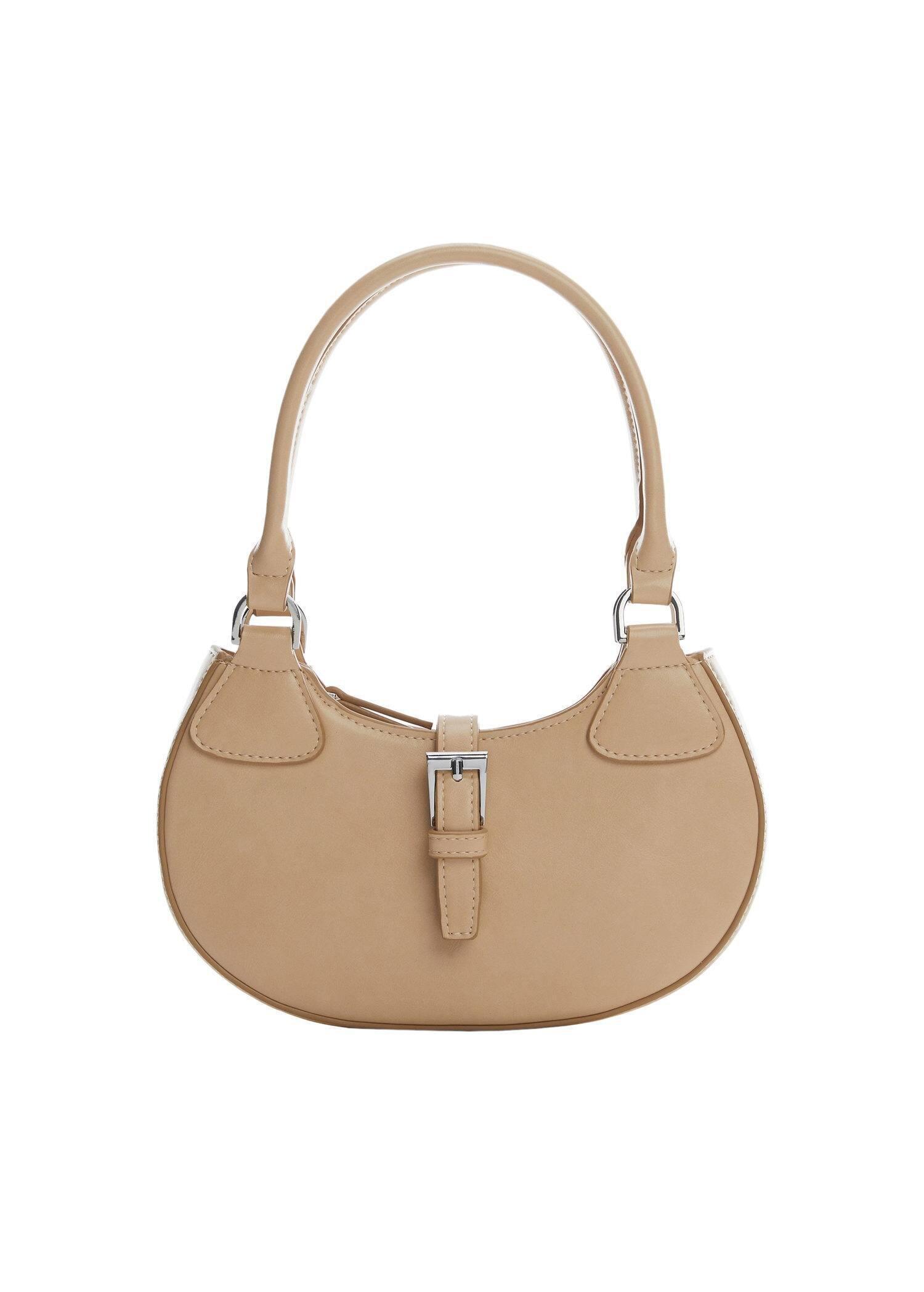 Yellow Round Bag With Double Handles, , large image number 4