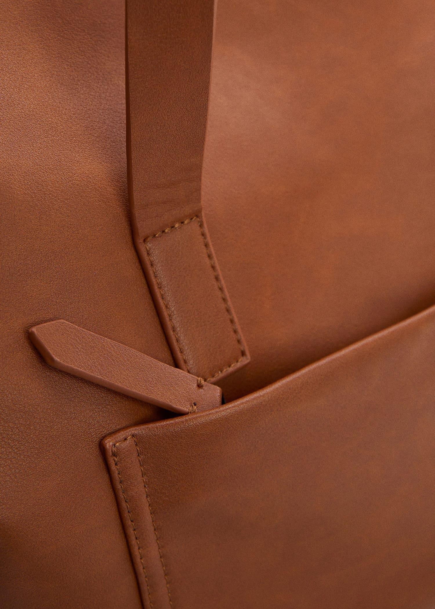 Brown Leather Travel Bag, , large image number 4